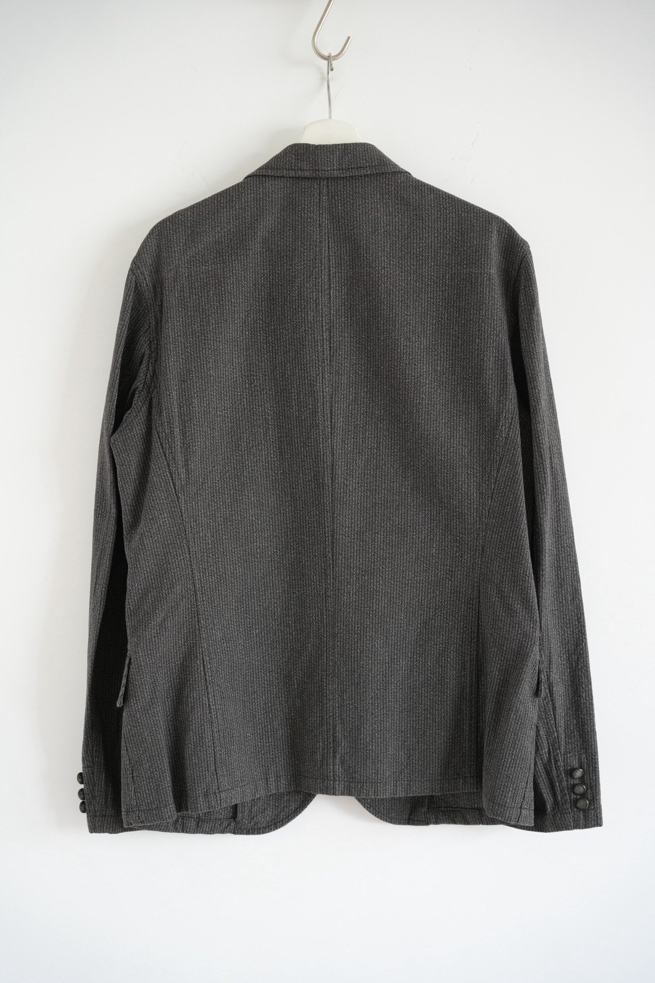 Yohji Yamamoto 2010 SS Gray Stripe Blazer — front
