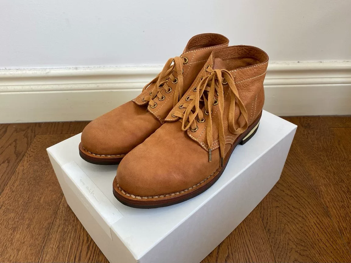 Visvim 14AW Brigadier Mid-Folk Boots — detail