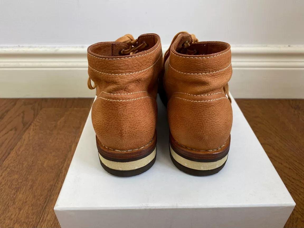 Visvim 14AW Brigadier Mid-Folk Boots — label