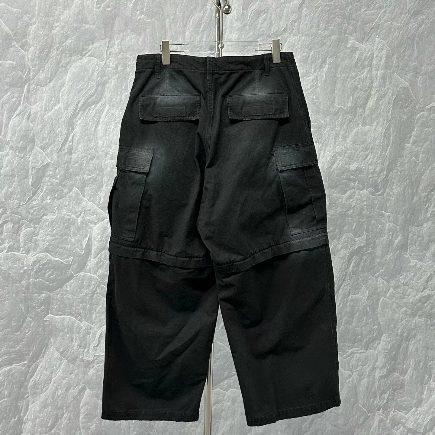 Balenciaga SS24 Washed Loose Denim Pants — back