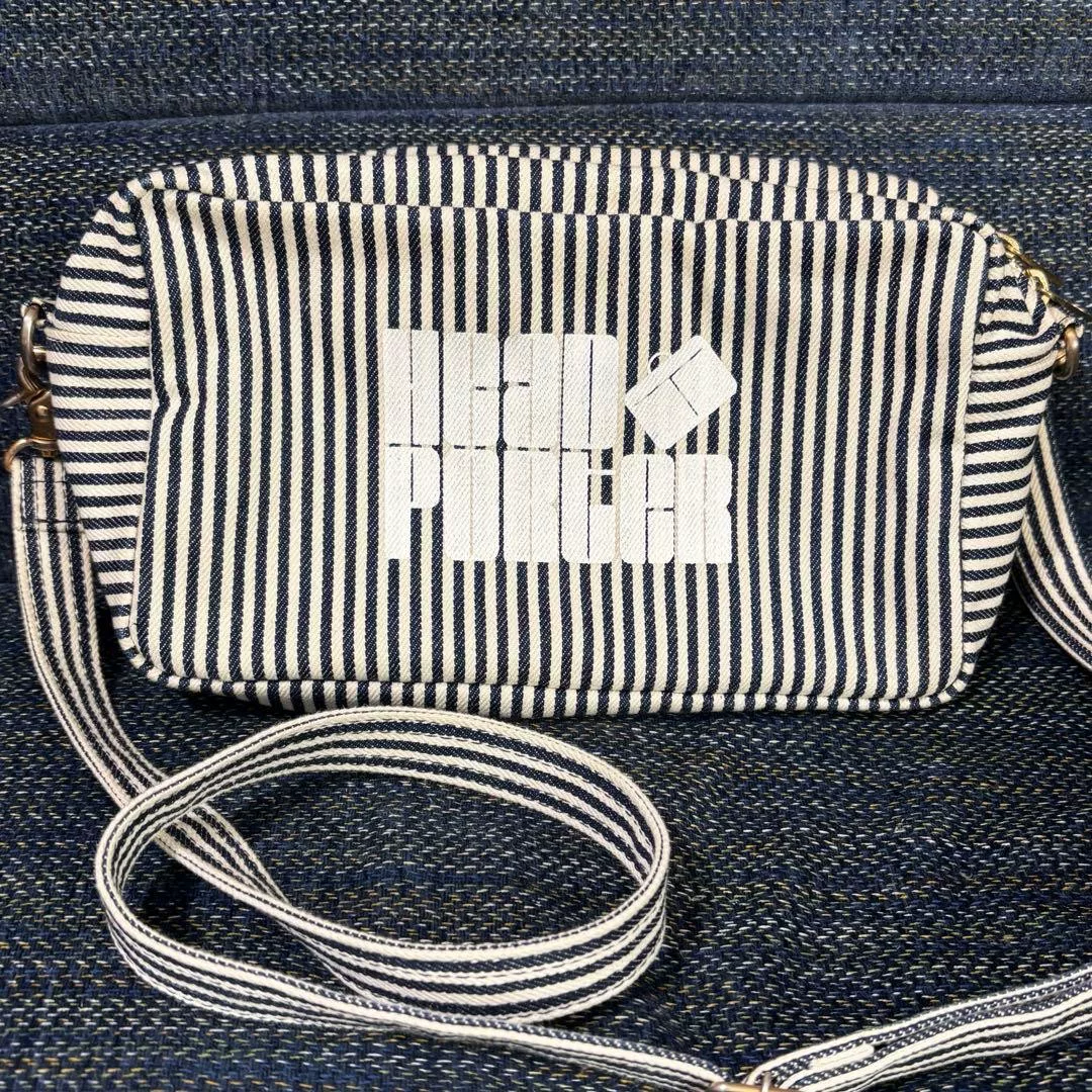 Head Porter Striped Crossbody Bag