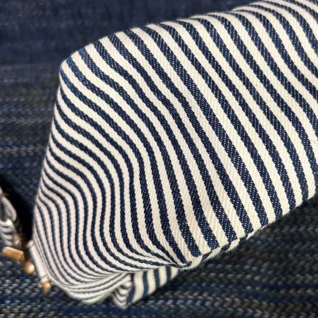 Head Porter Striped Crossbody Bag — label