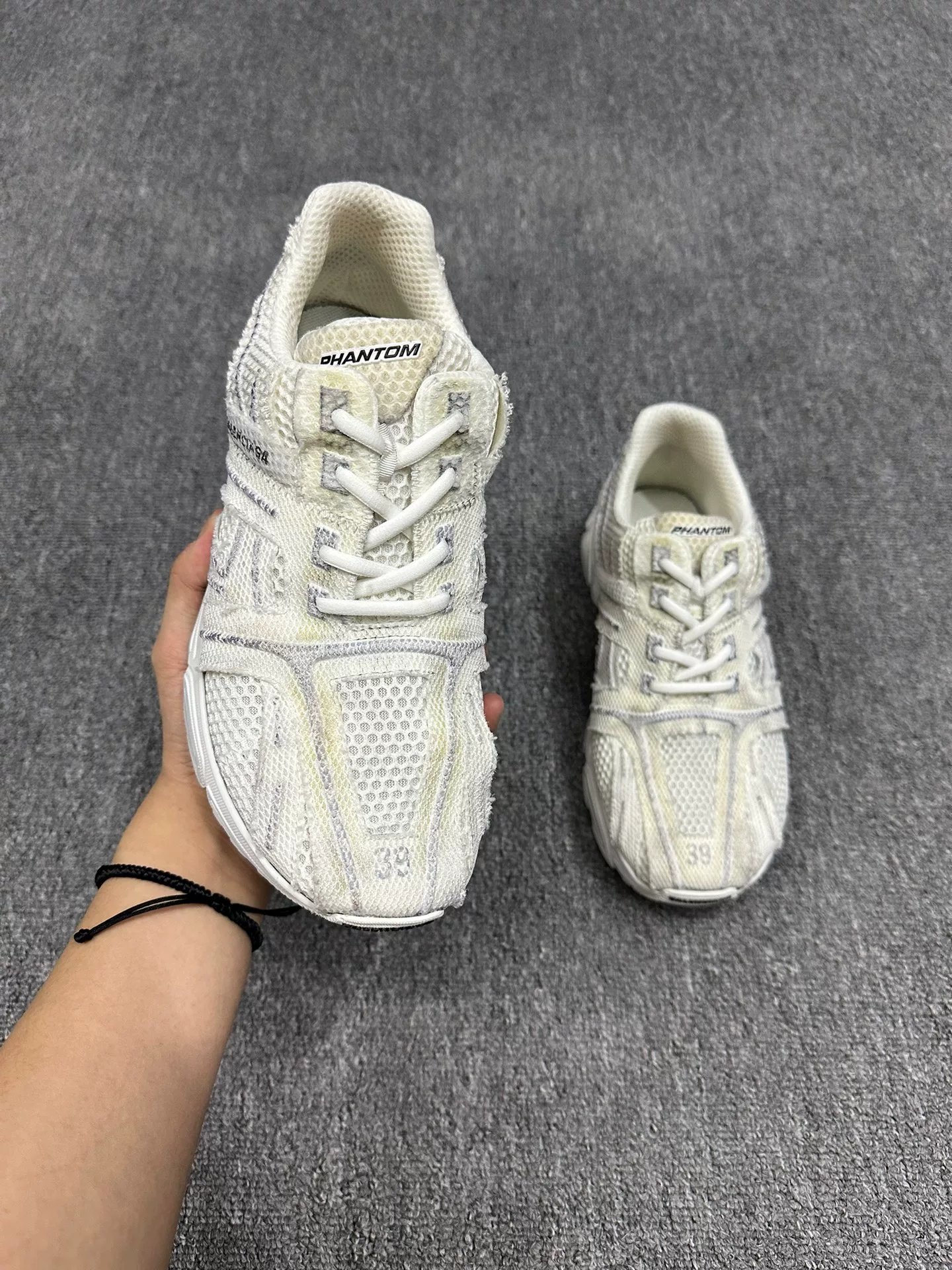Balenciaga Phantom White Sneakers — detail