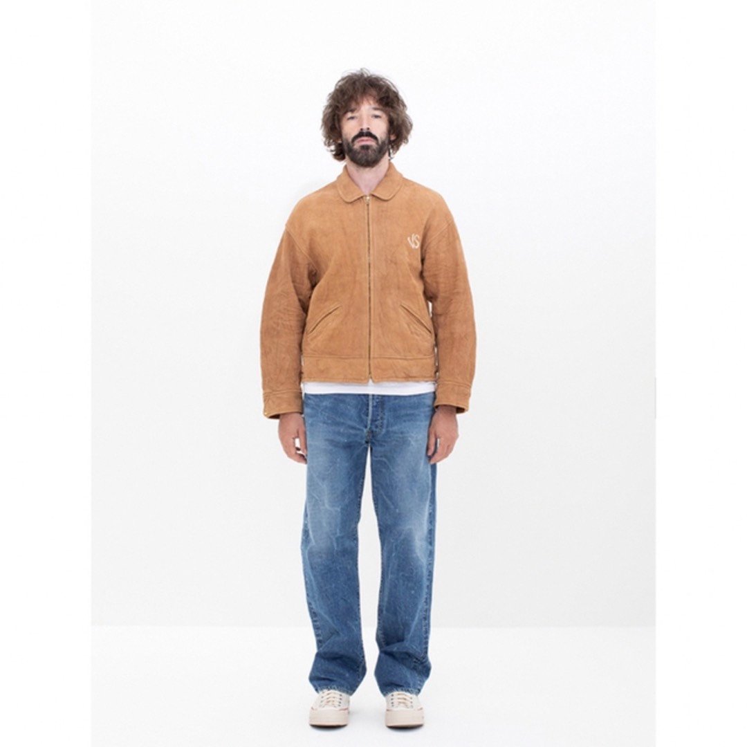 visvim munro sheepskin leather jacket — front