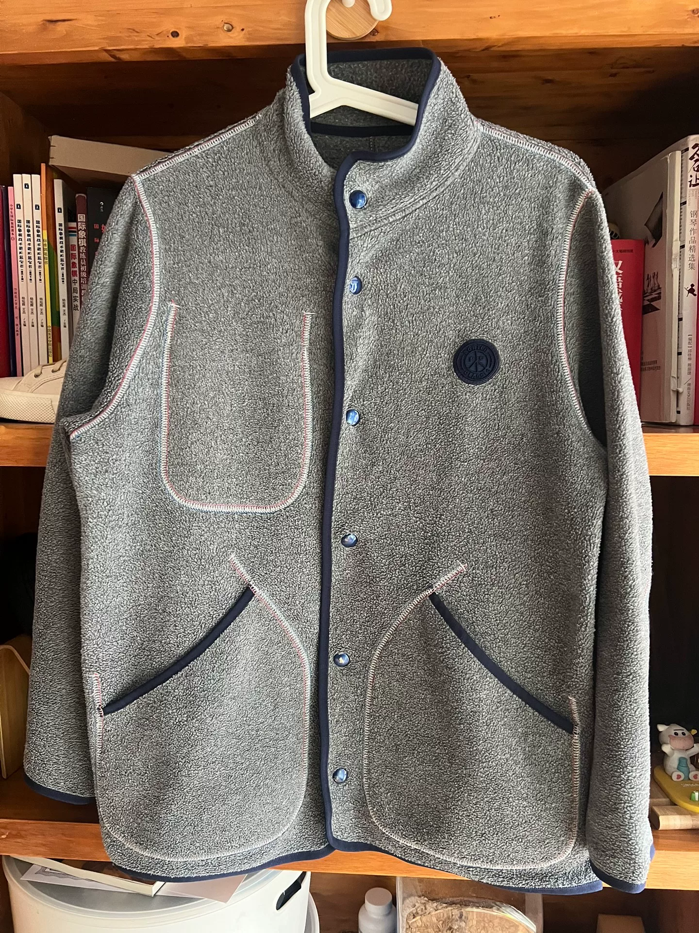Porter Classic Gray Fleece Jacket