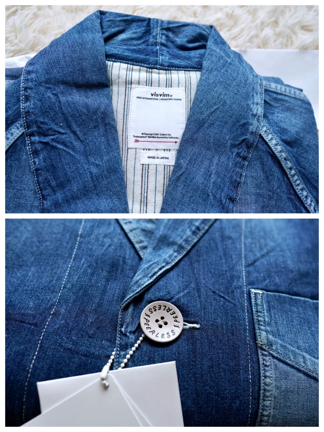 VISVIM Four Corners Coatdry — detail