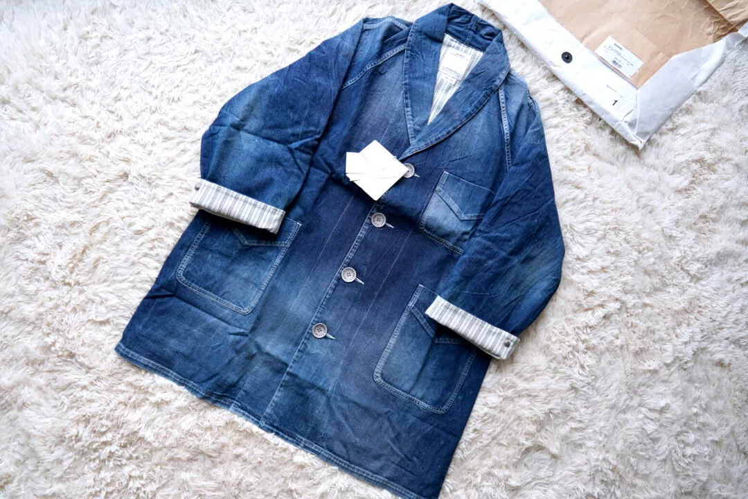 VISVIM Four Corners Coatdry — front