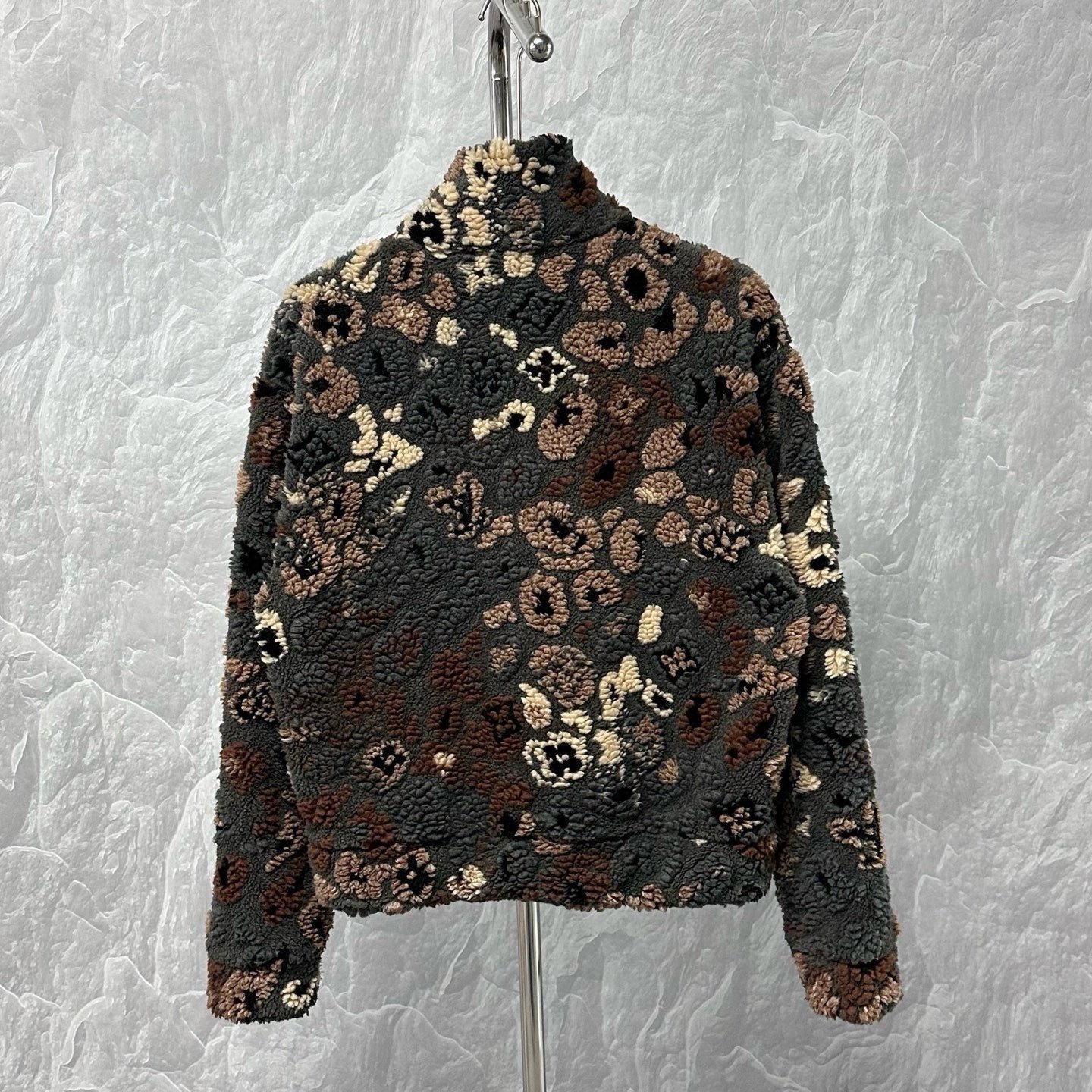 Louis Vuitton Nigo Reversible Teddy Floral Jacket — front