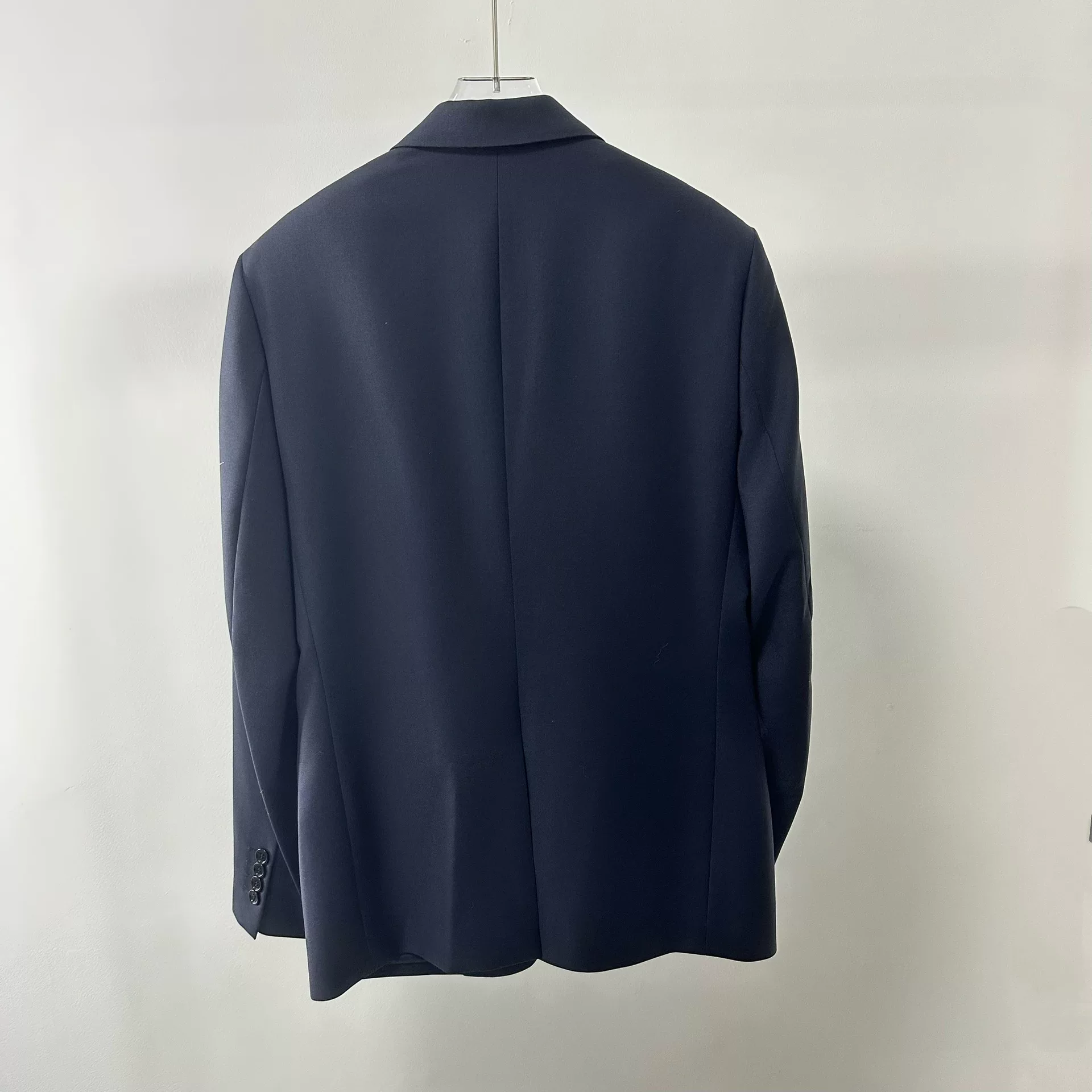 Dior Wool Ribbon Logo Suit Jacket — detail