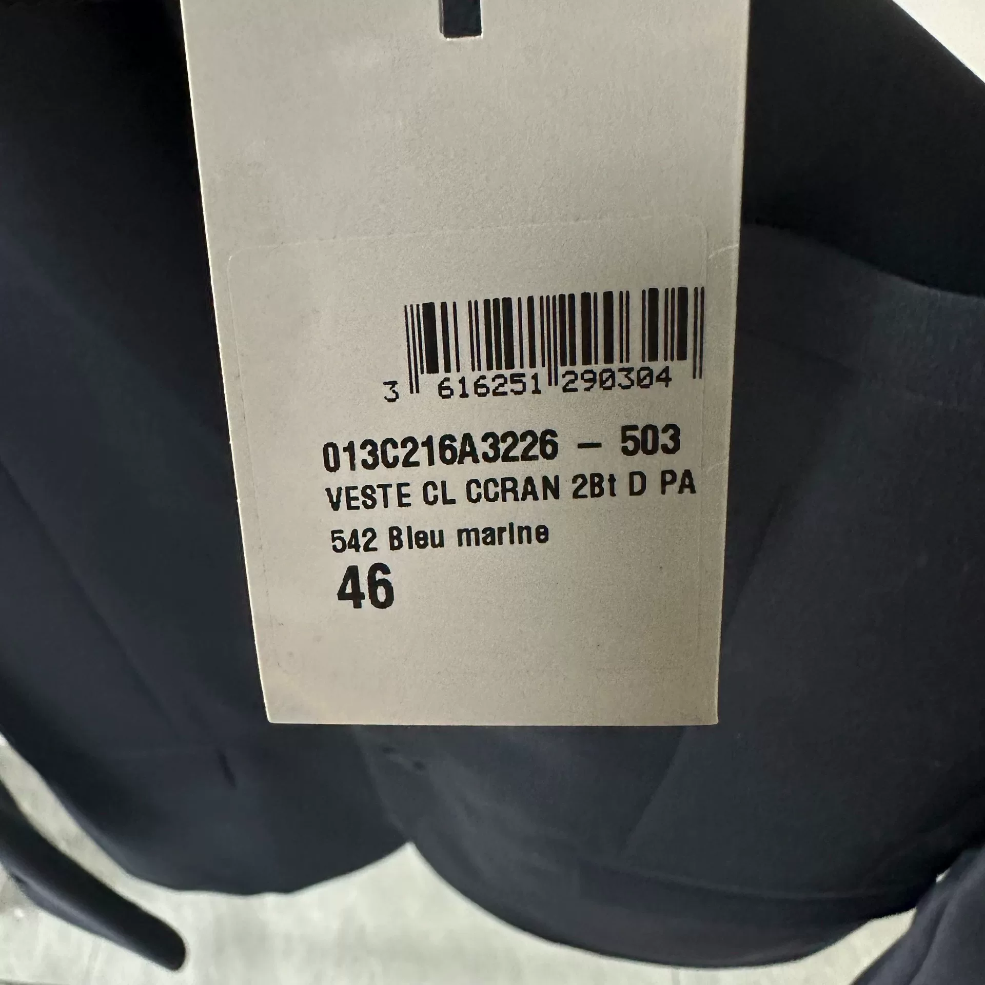 Dior Wool Ribbon Logo Suit Jacket — front