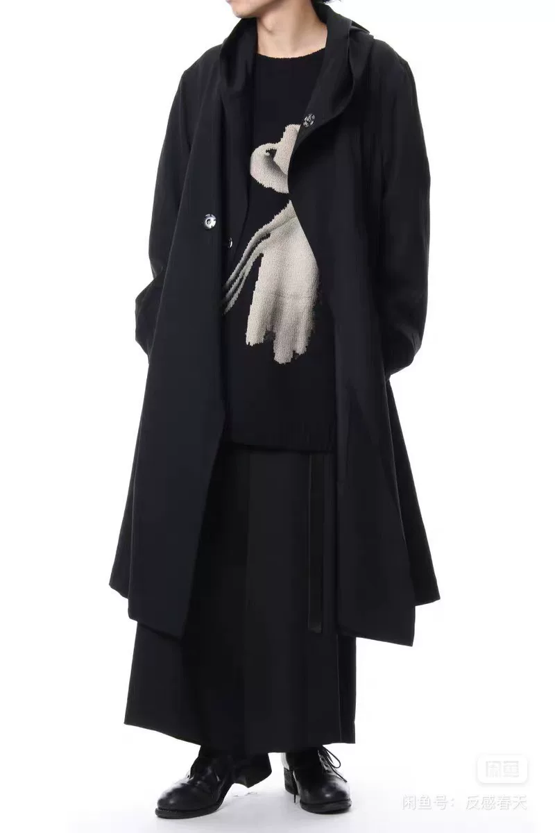 Yohji Yamamoto Boxing Robe Coat — back