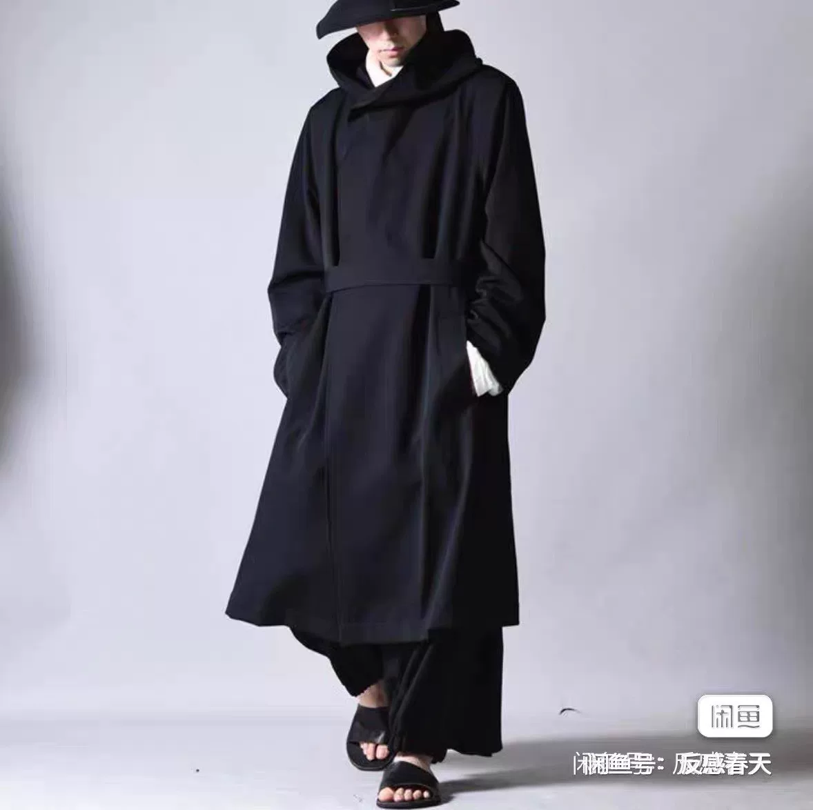 Yohji Yamamoto Boxing Robe Coat — front
