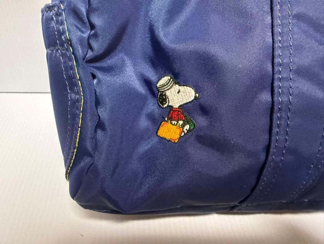 Porter Boston x Snoopy Navy Tote Bag — front