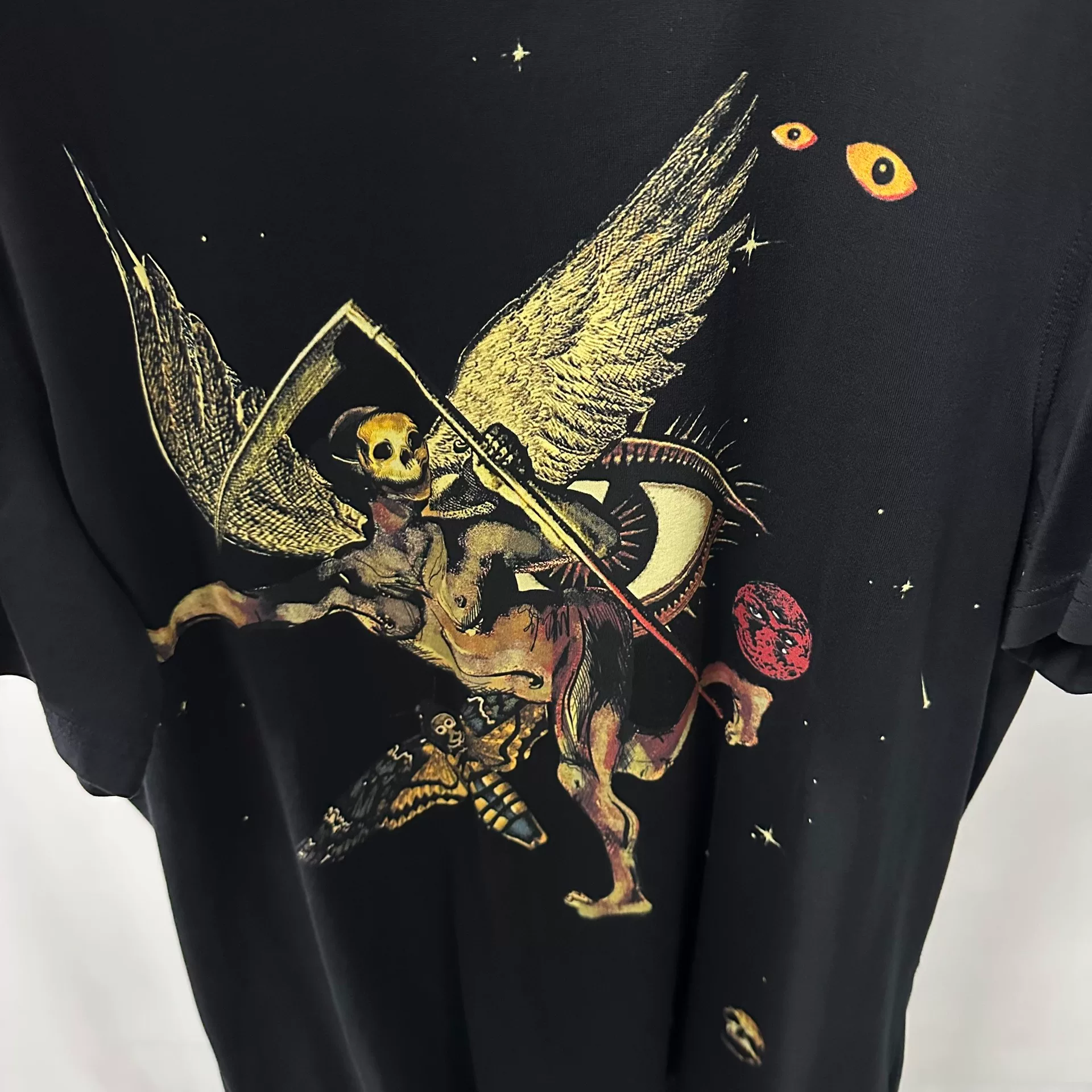 Givenchy Angel Devil Graphic Short-Sleeve T-Shirt — detail
