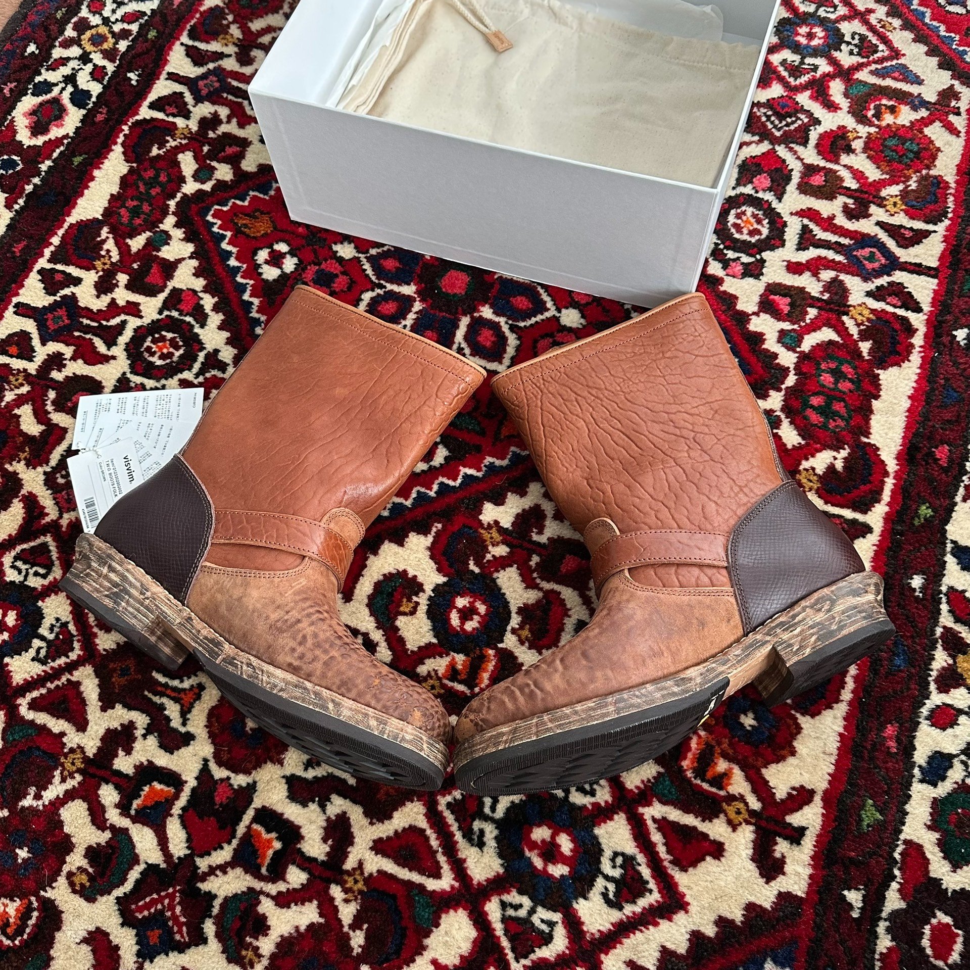 VISVIM 23AW T.W.O. Engineer Boots US9 — label