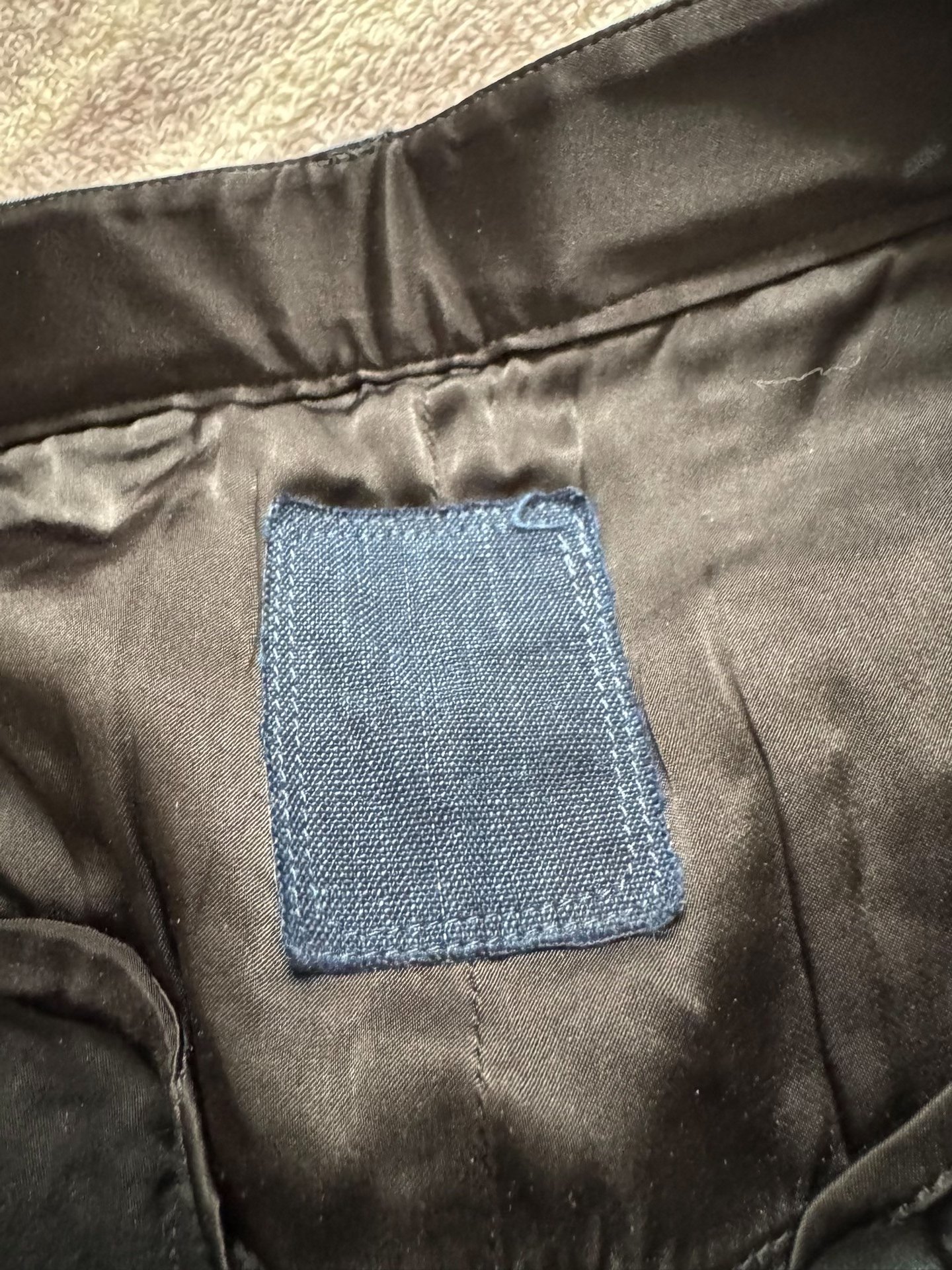 VISVIM 25AW ICT Wide Distressed Slacks — label