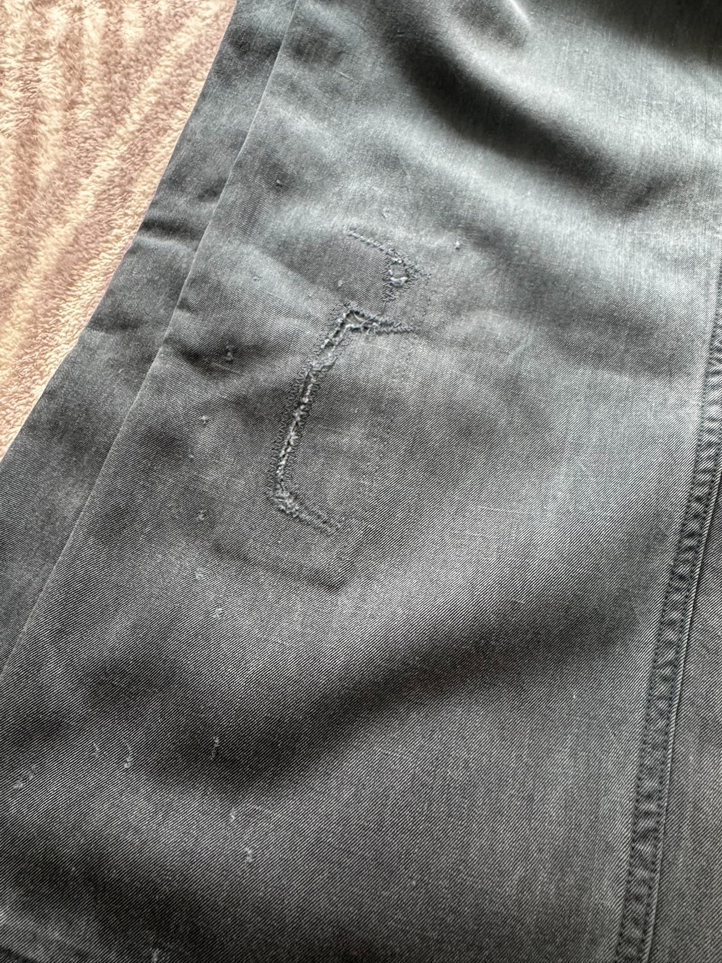 VISVIM 25AW ICT Wide Distressed Slacks — front