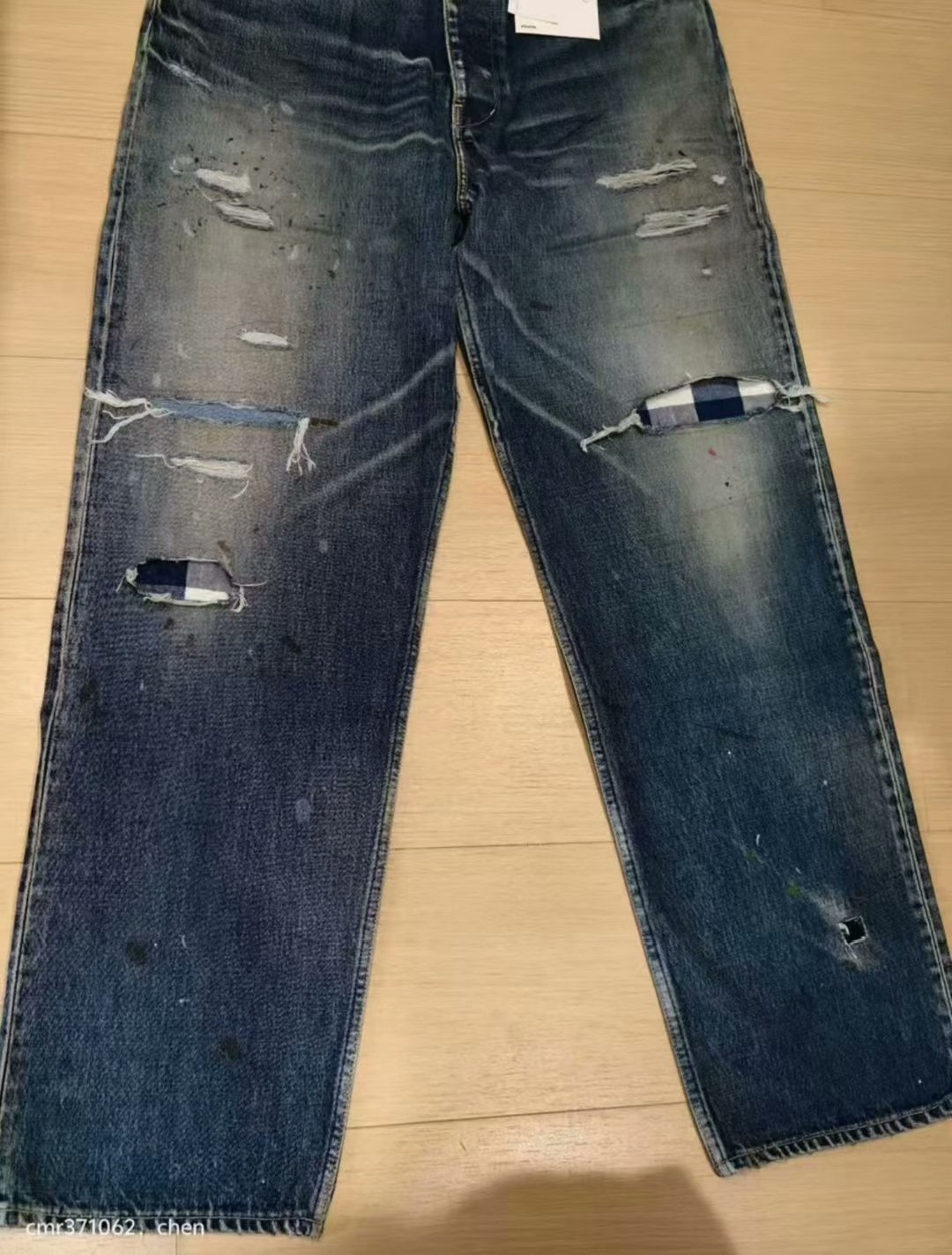 visvim ss hakama crash Sendai limited — back