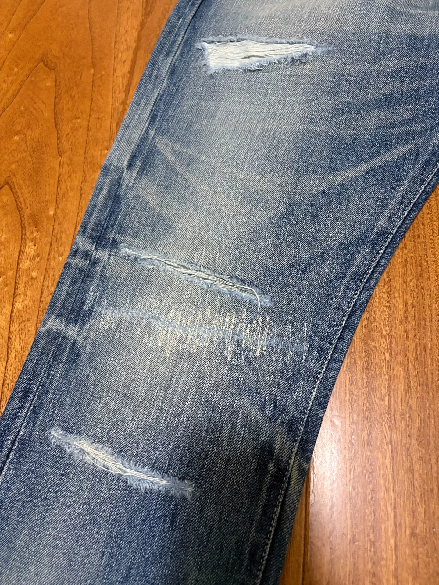 NEIGHBORHOOD CLAW MOD SAVAGE 19AW Patch Jeans — back