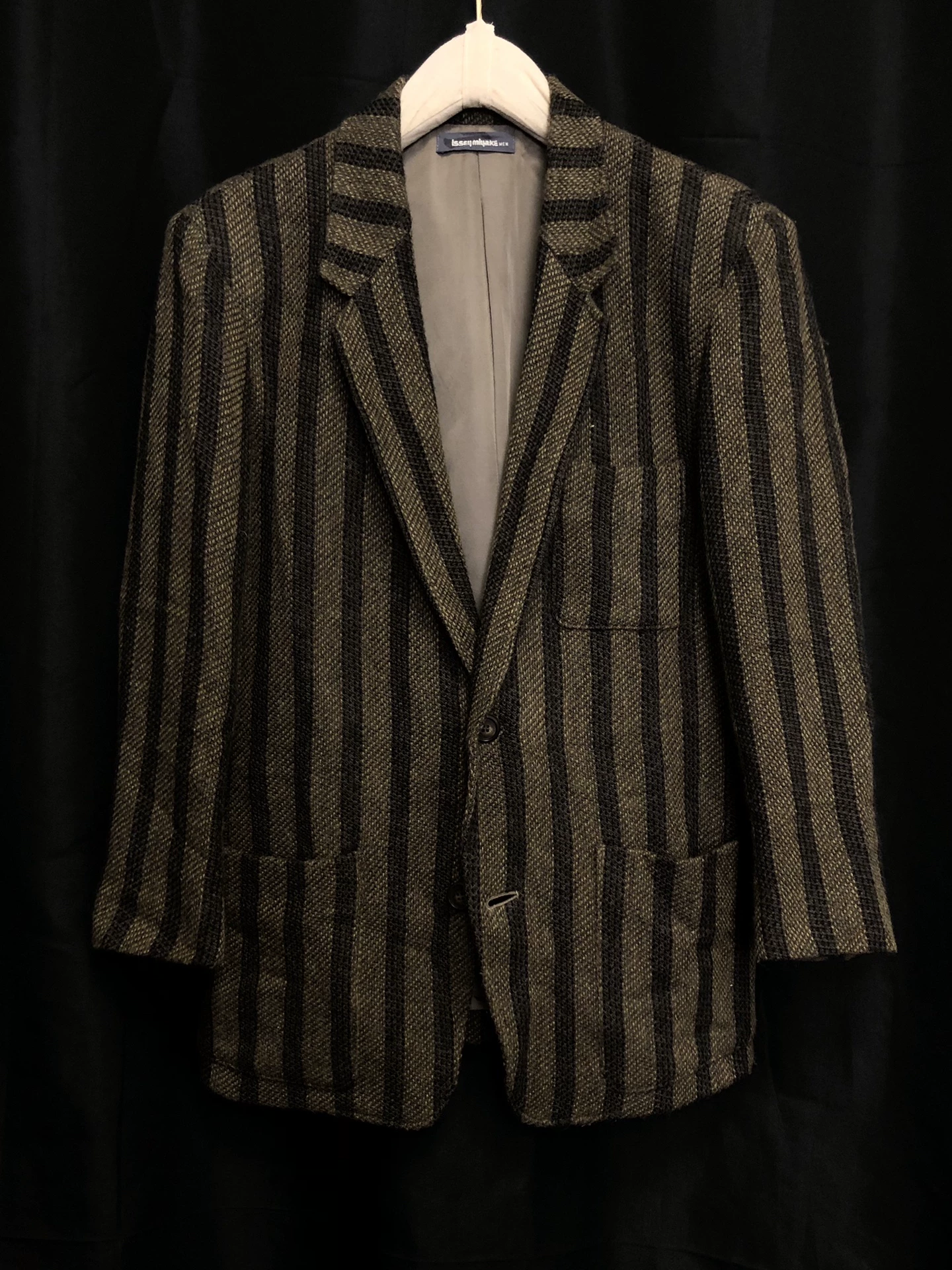 Issey Miyake 70s Single-Knit Coat — front