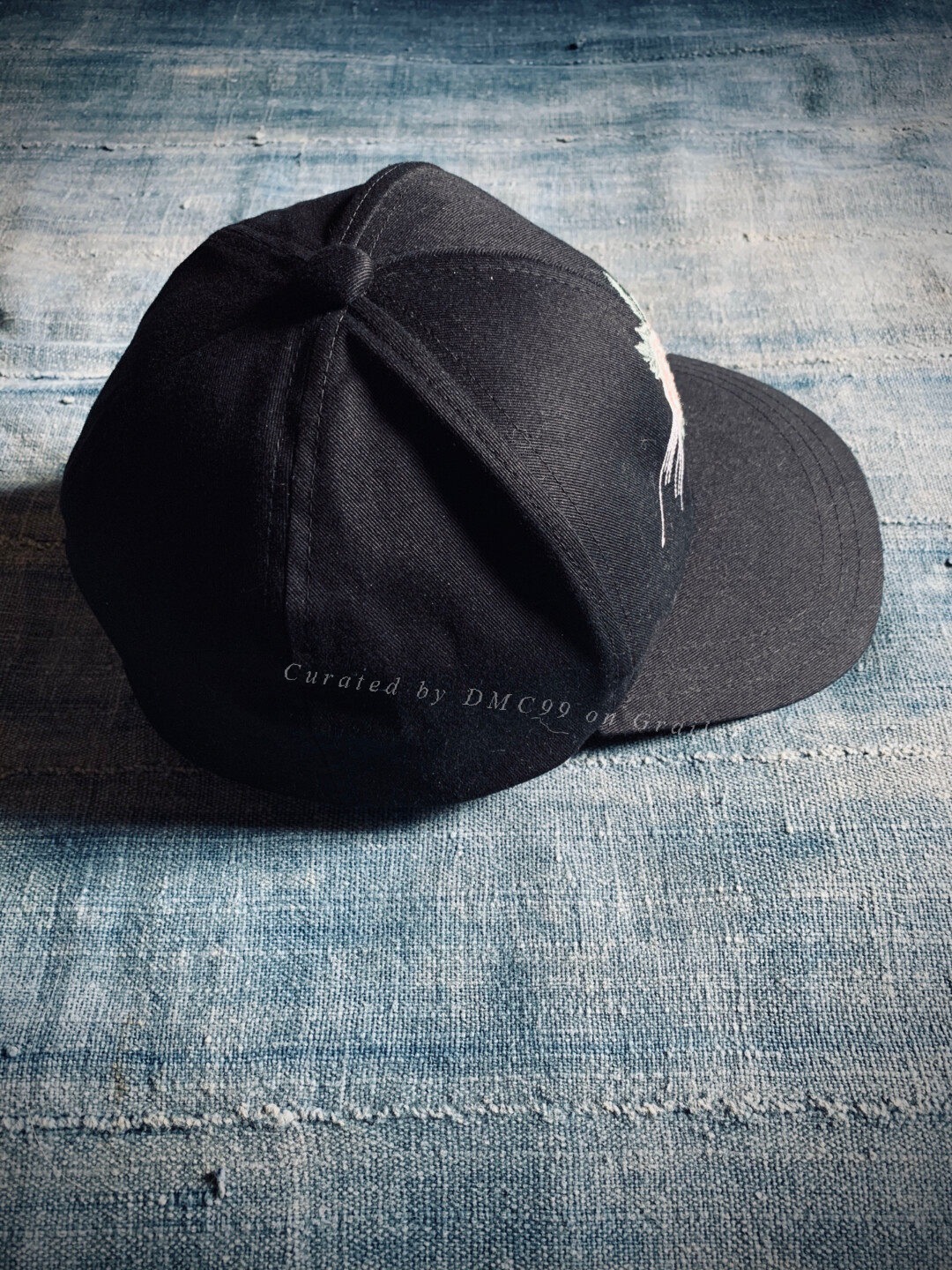 Undercover Flower Embroidery Baseball Cap — detail