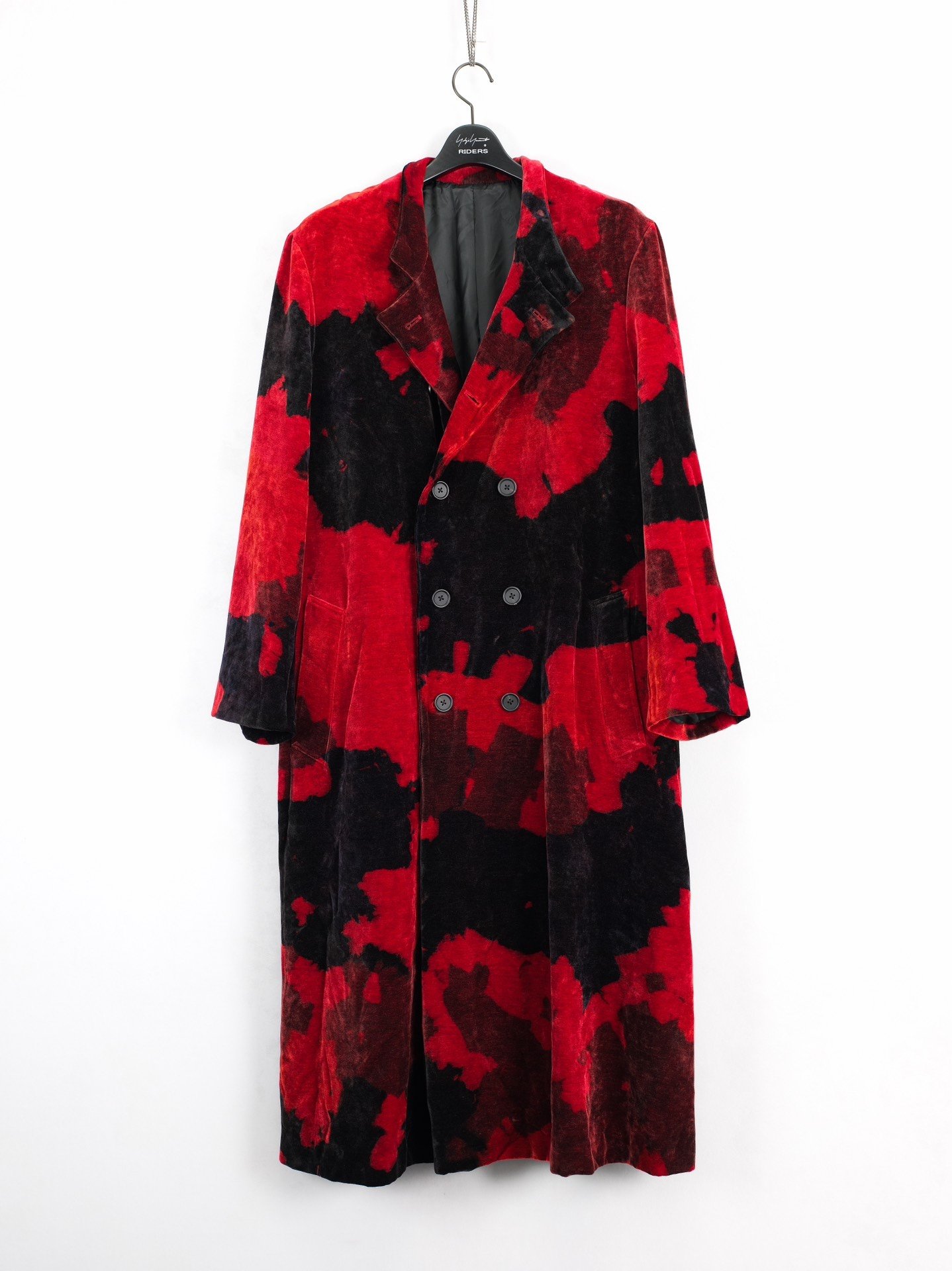 Yohji Yamamoto 24AW Double-Breasted Velvet Coat