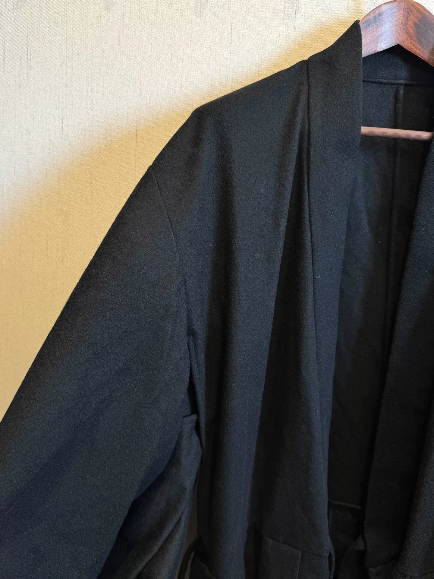 Warobe Trove Co-branded Kimono Coat — detail