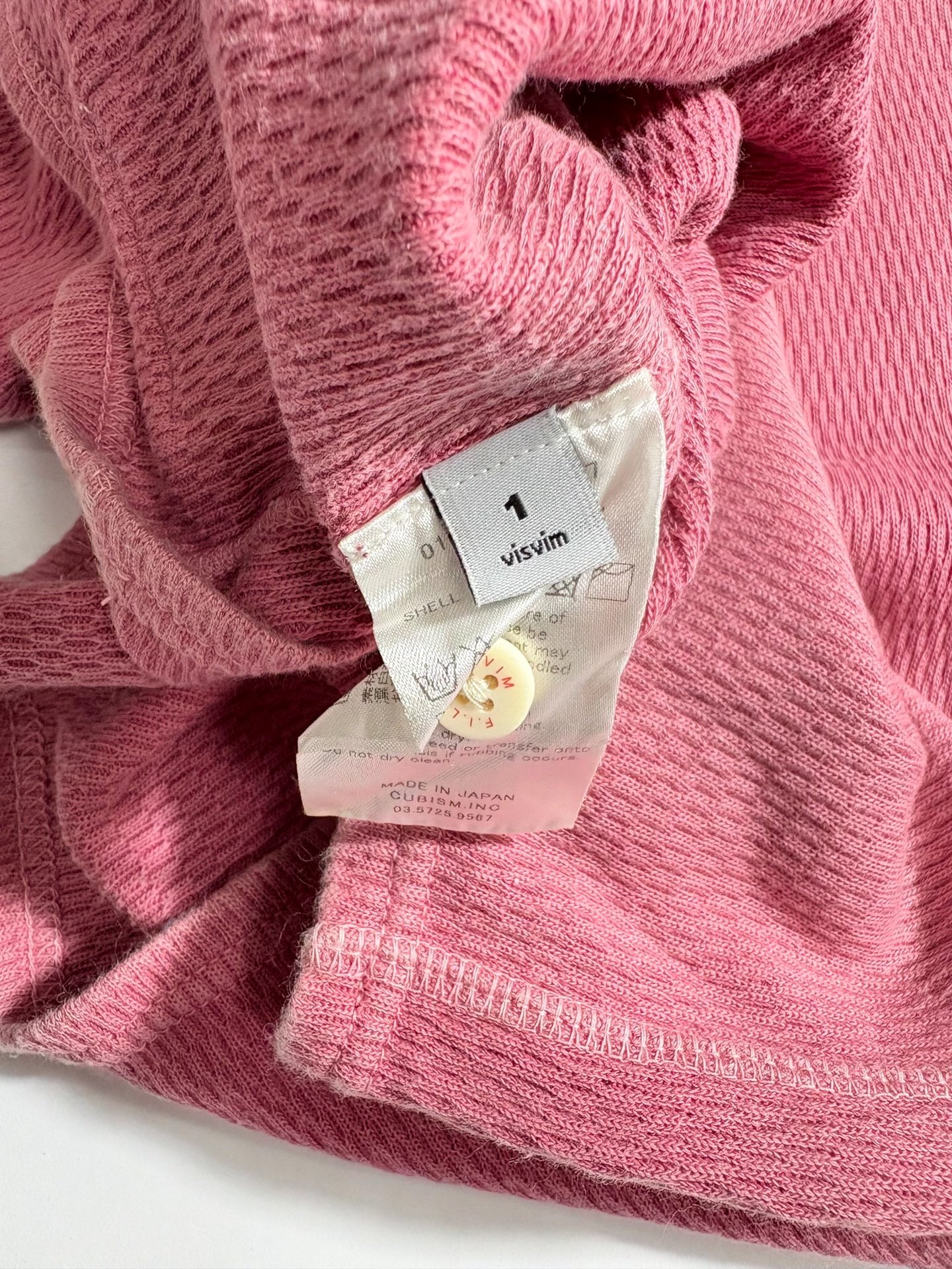 Visvim Giza Long Bloodworm Dye LS — back