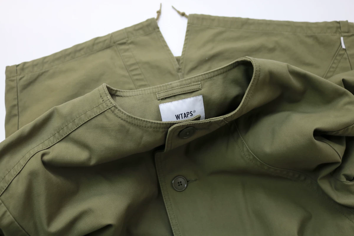 WTAPS PEEP JACKET NYCO SATIN 18SS — label