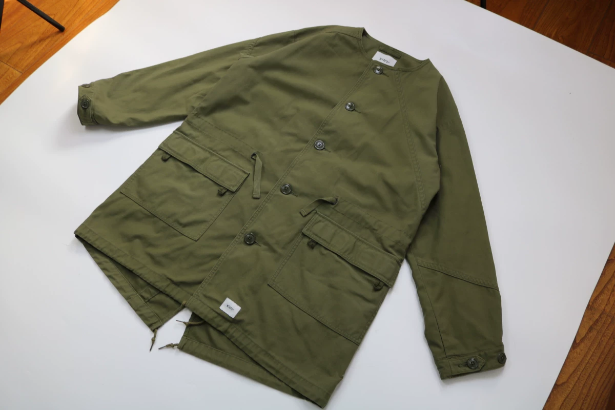 WTAPS PEEP JACKET NYCO SATIN 18SS — front