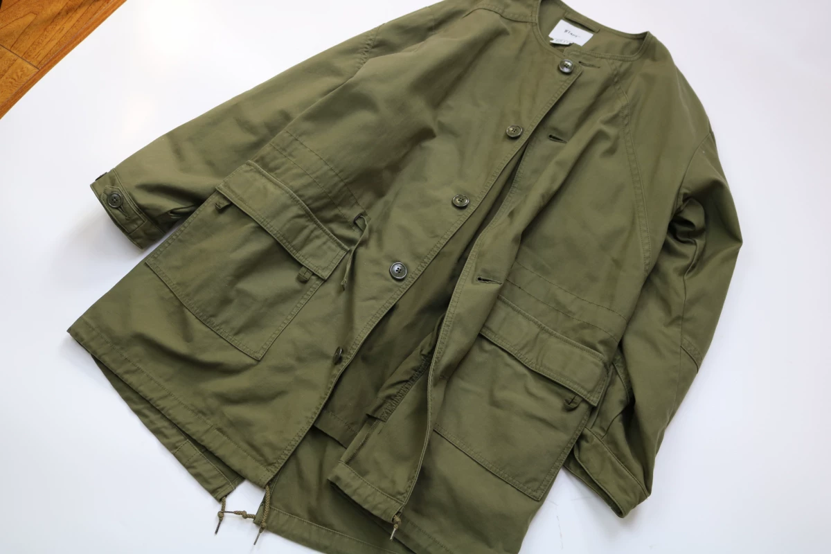 WTAPS PEEP JACKET NYCO SATIN 18SS — back