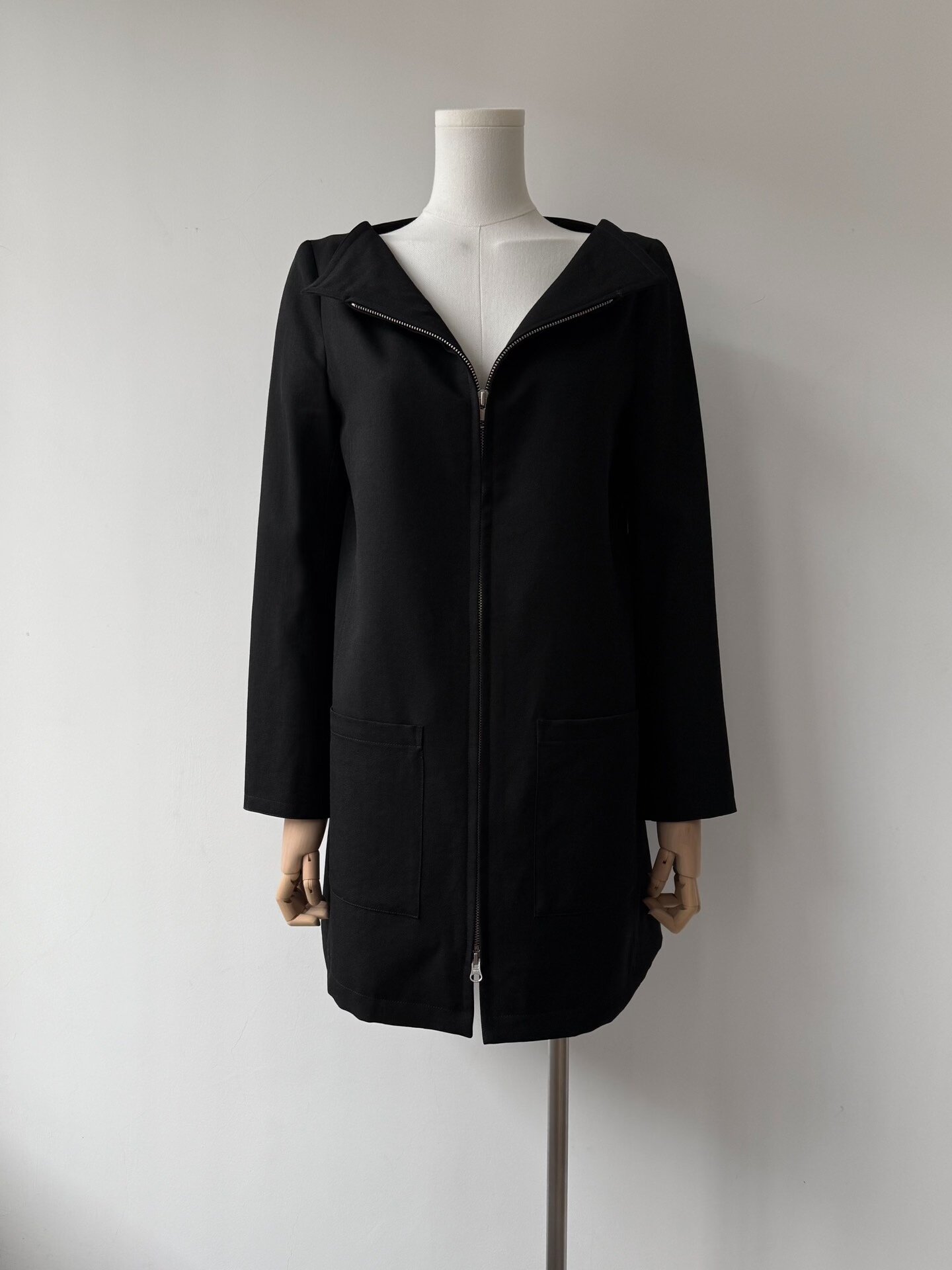 Yohji Yamamoto Y's 16SS Collarless Coat — back