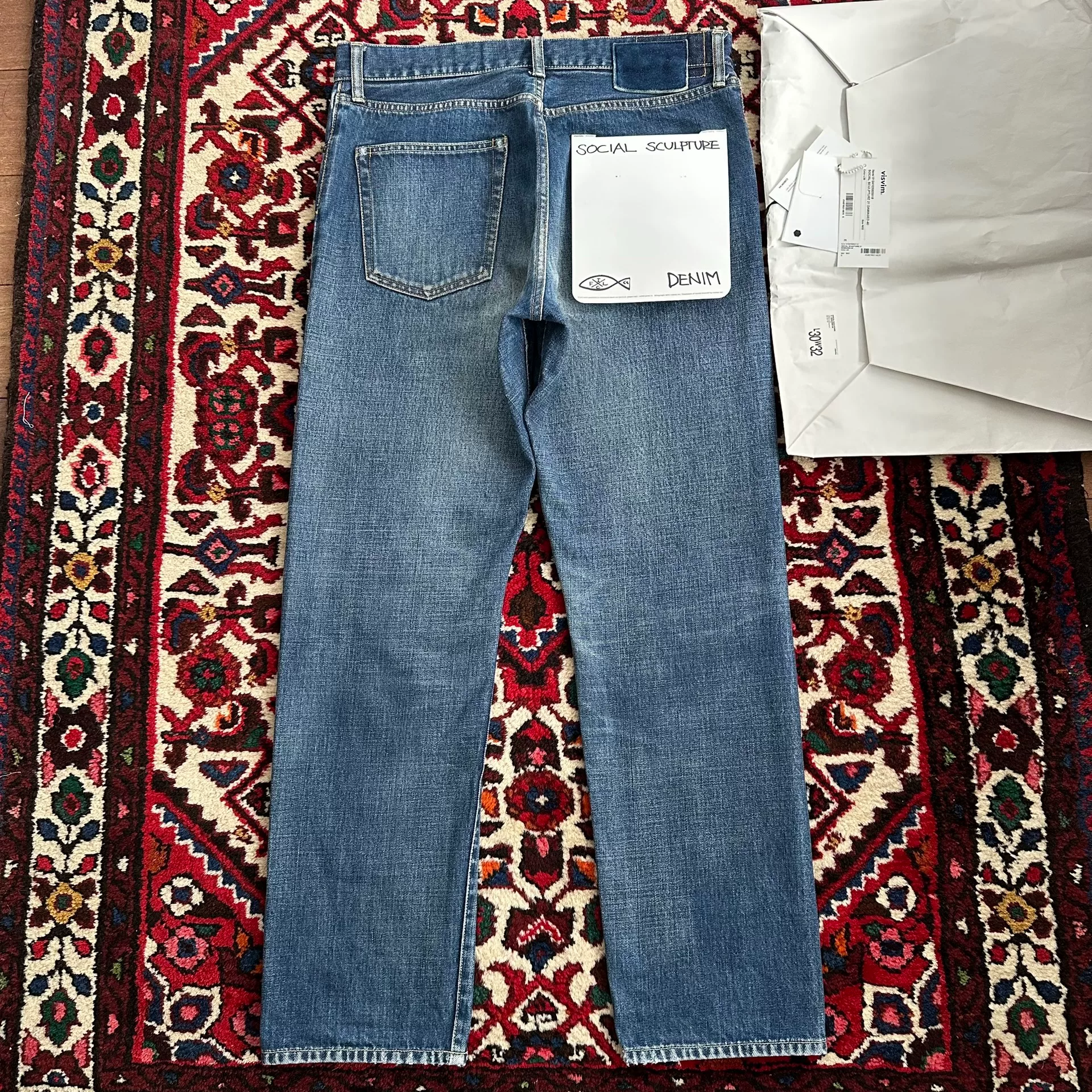 visvim 24ss 21D40 Washed Jeans — front