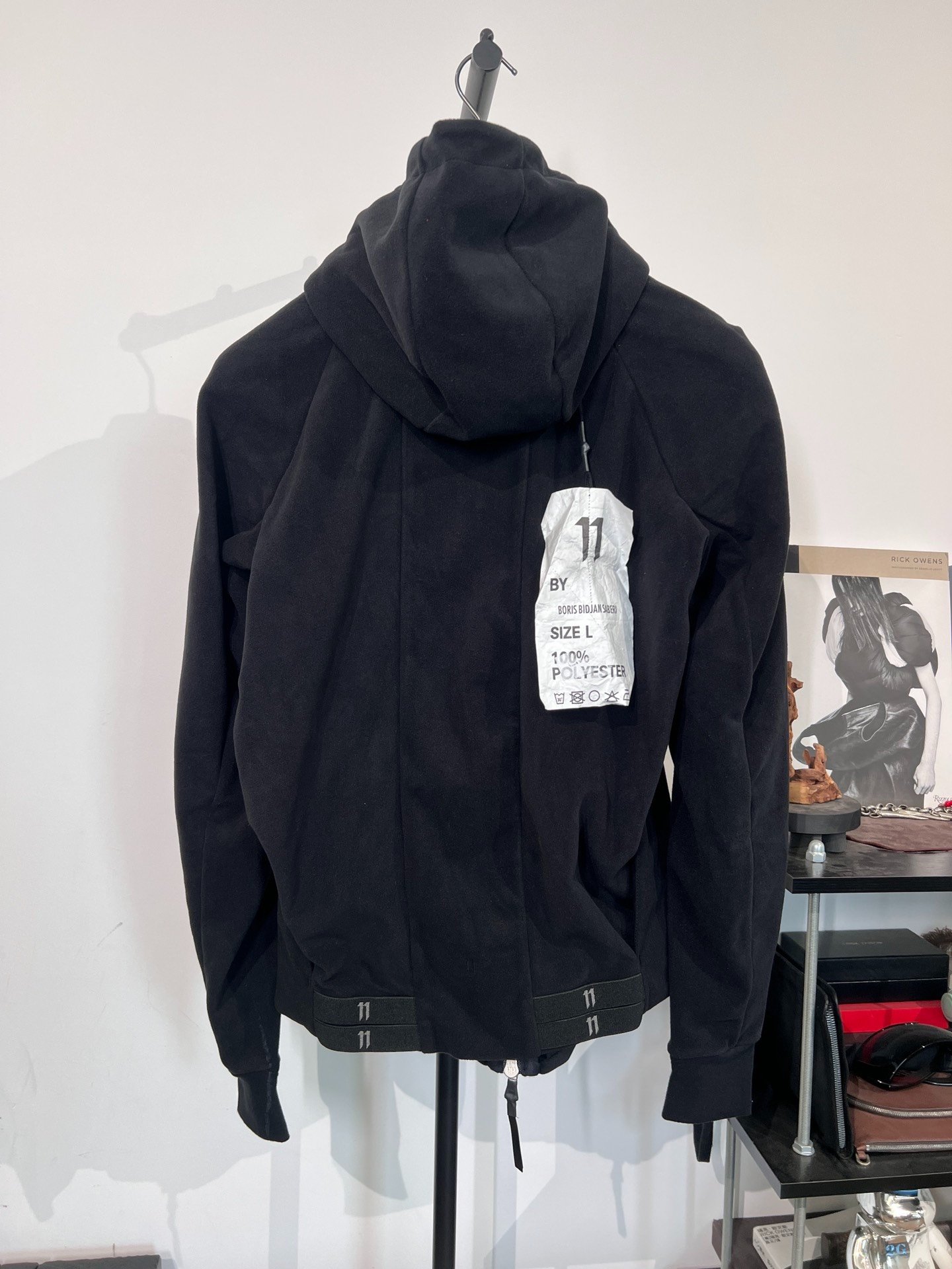 Boris Bidjan Saberi 11by bbs Z2F Hooded Zip Sweatshirt — front