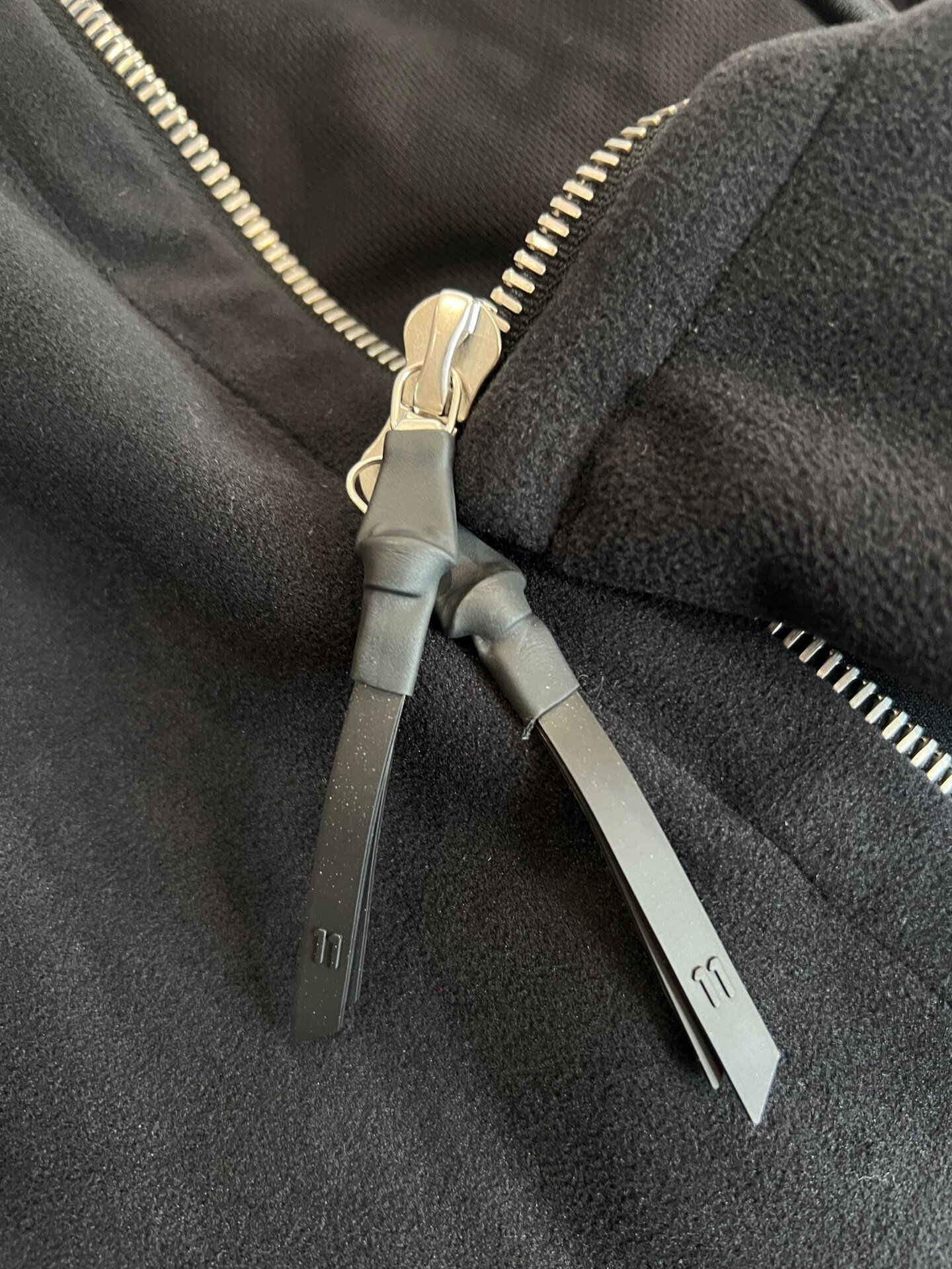 Boris Bidjan Saberi 11by bbs Z2F Hooded Zip Sweatshirt — label