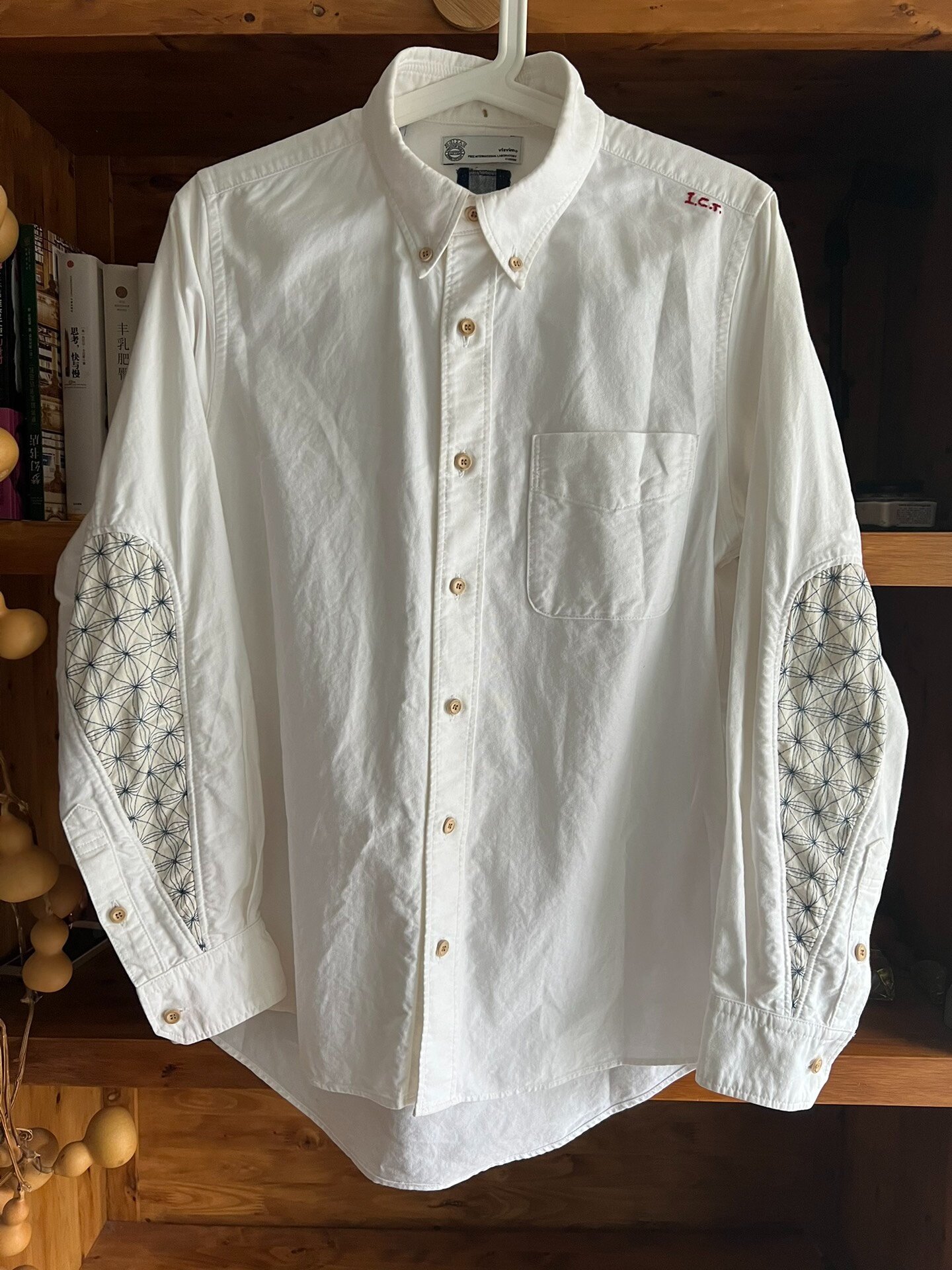 visvim ict 2016 Limited Wooden Button Shirt