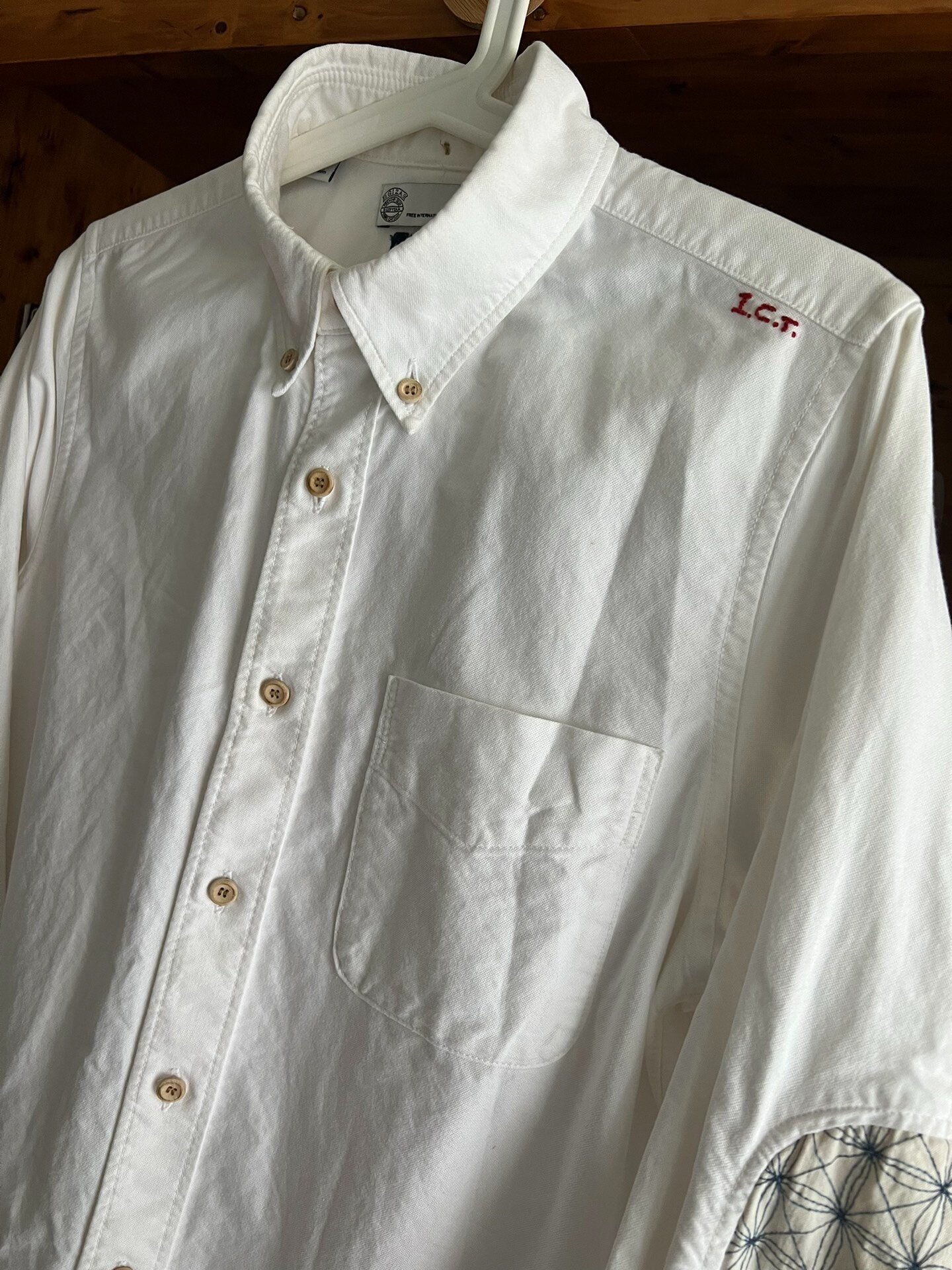 visvim ict 2016 Limited Wooden Button Shirt — back