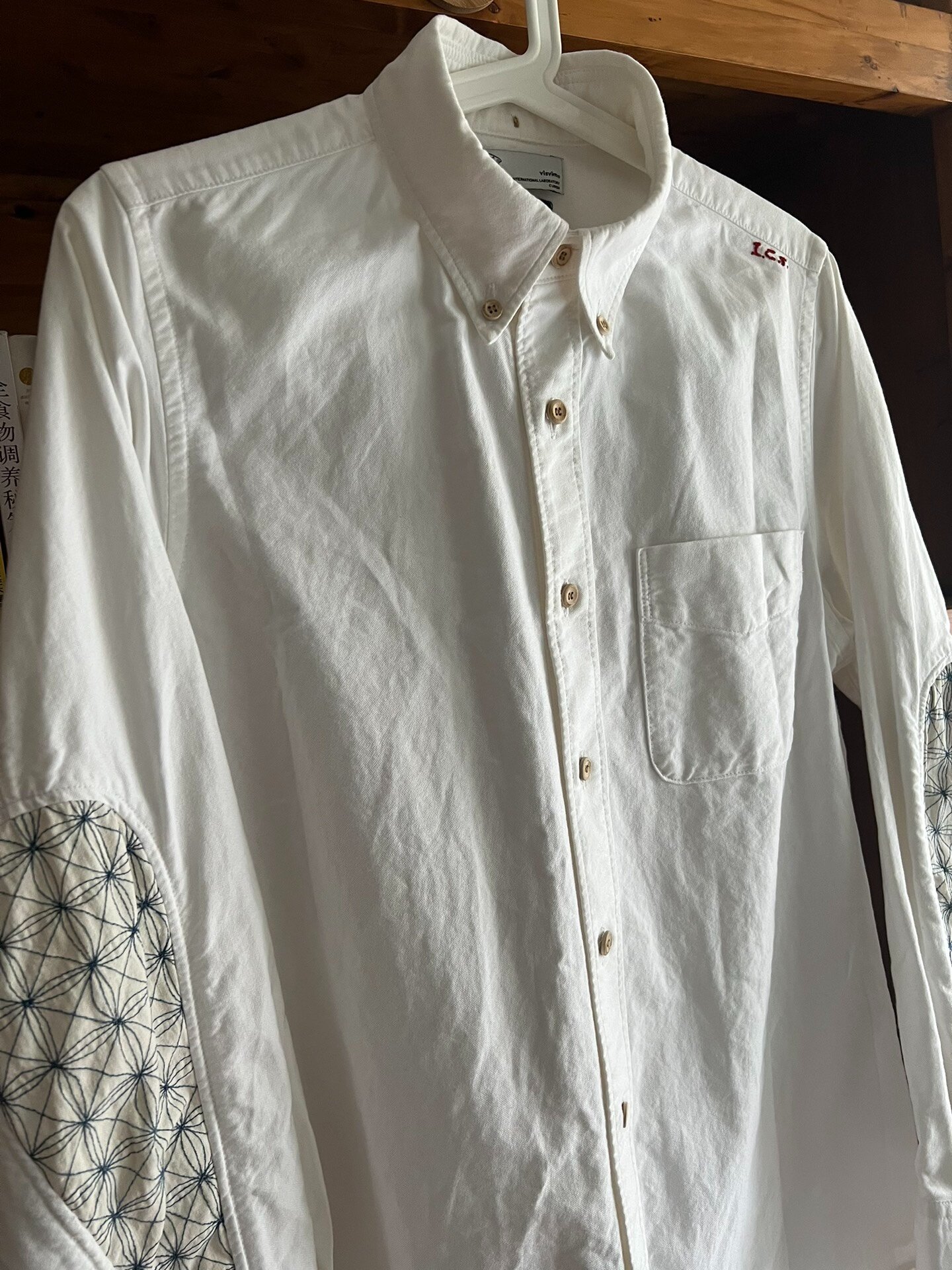 visvim ict 2016 Limited Wooden Button Shirt — detail