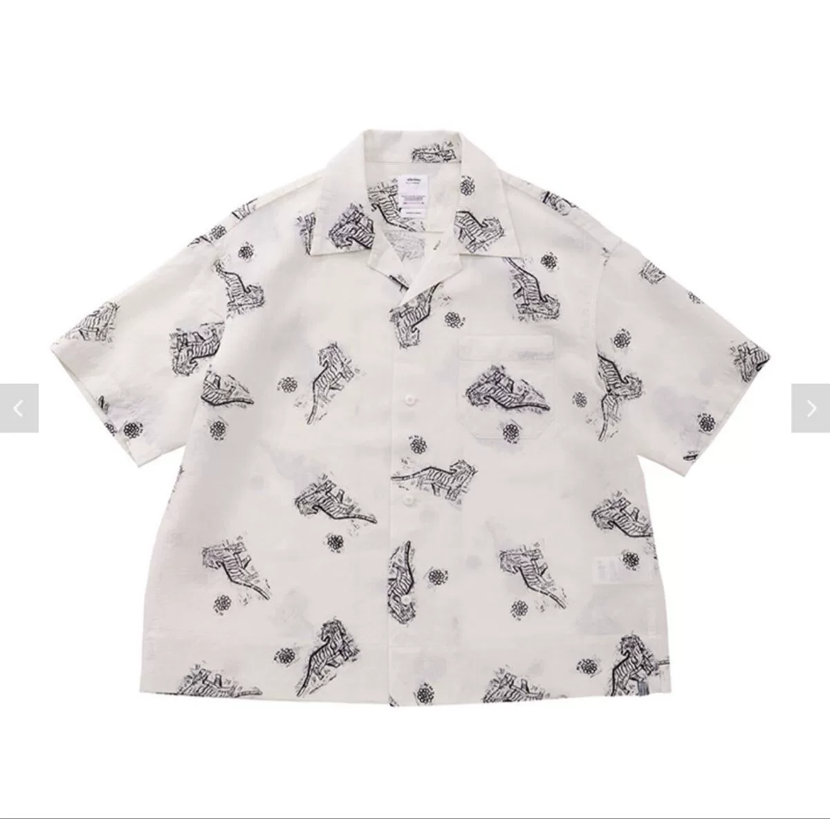 visvim COPA S/S White Short-Sleeve Shirt