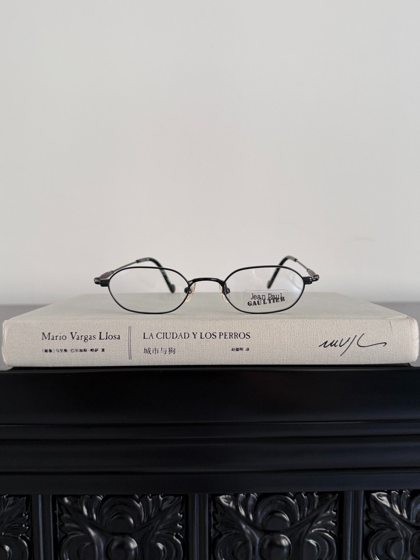 Jean Paul Gaultier Archive Oval Eyeglasses — front