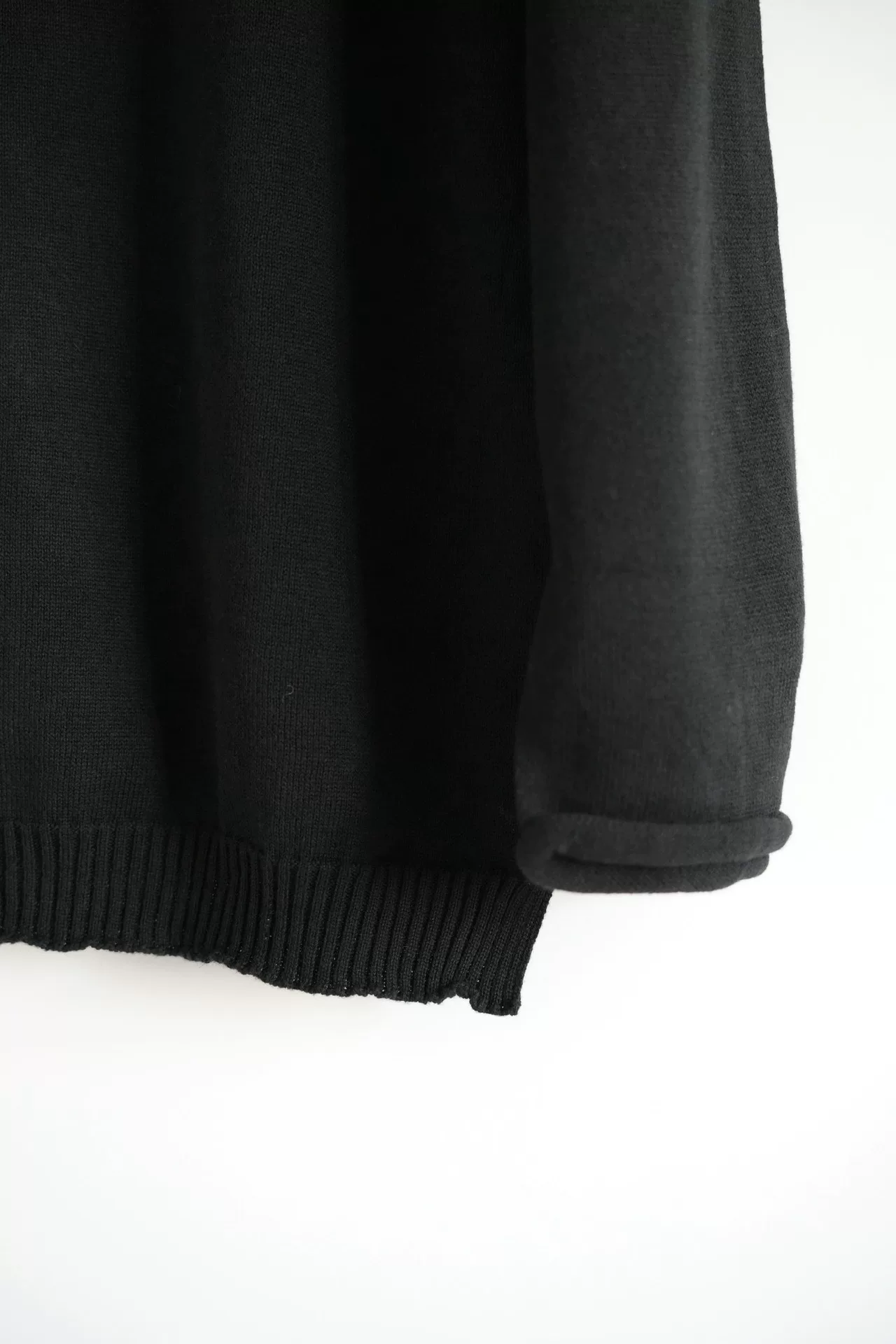 Yohji Yamamoto 24SS Cashmere Crewneck Sweater — label
