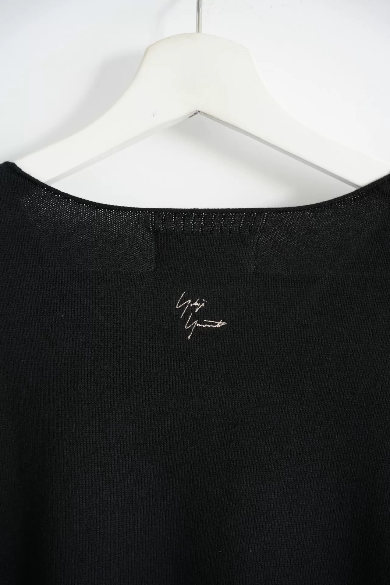 Yohji Yamamoto 24SS Cashmere Crewneck Sweater — back