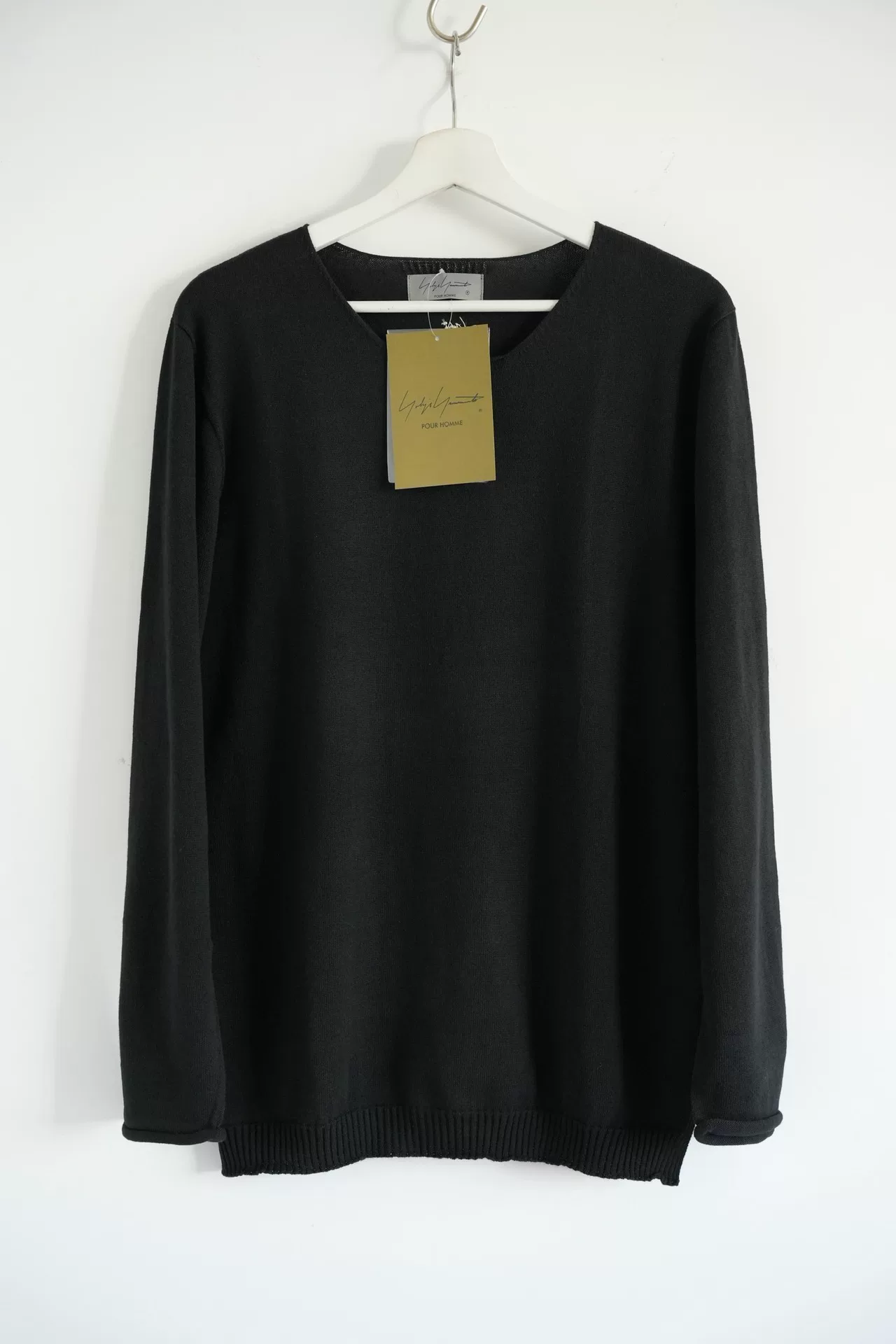 Yohji Yamamoto 24SS Cashmere Crewneck Sweater