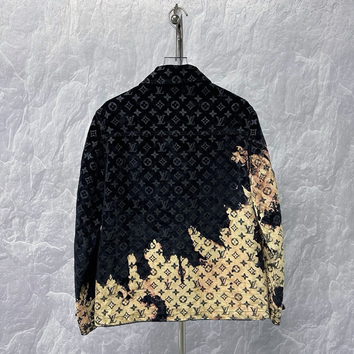Louis Vuitton SS24 Fire Cloud Denim Jacket — back