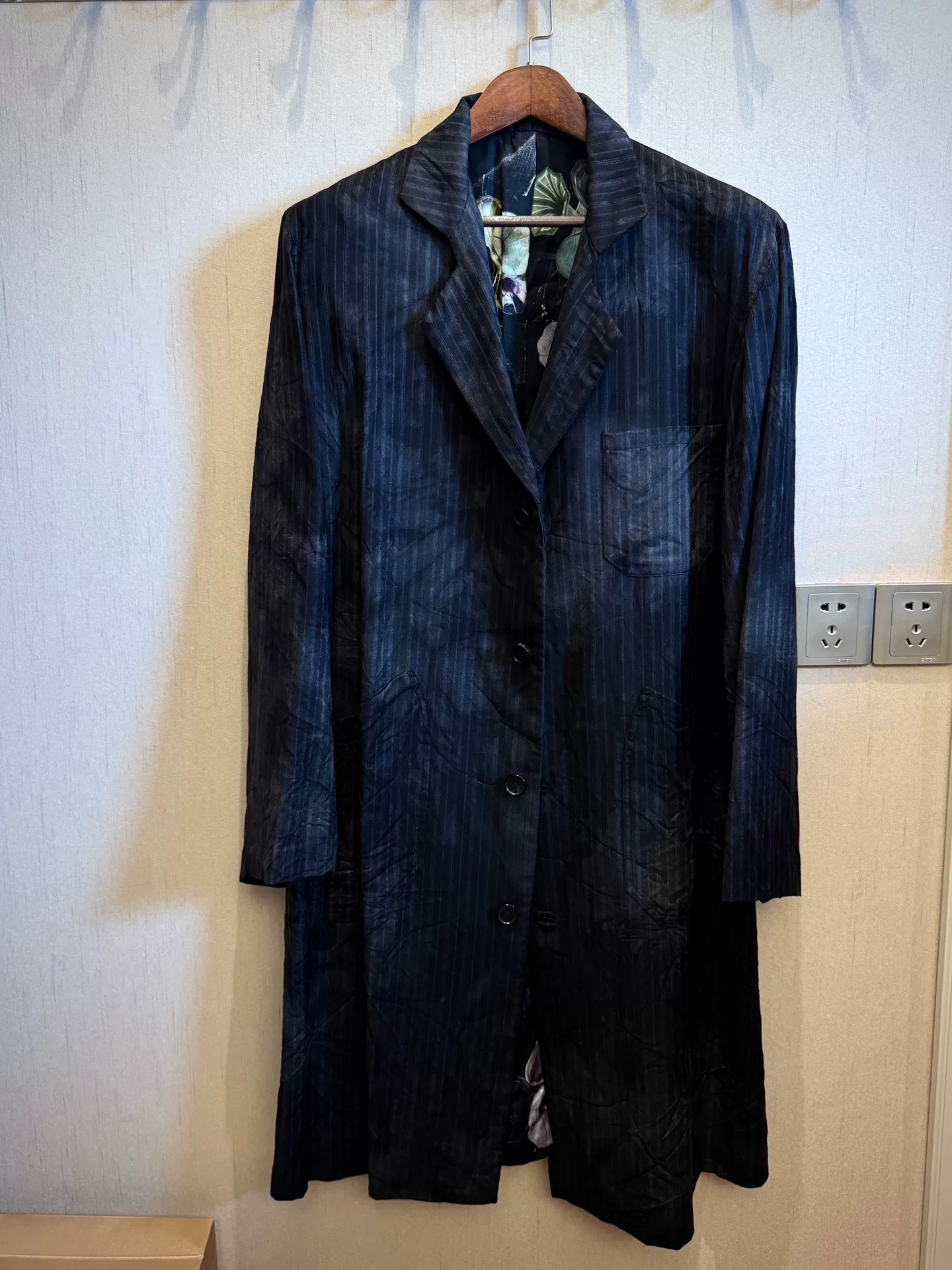 Geoffrey B Small Accidental Dye Long Blazer
