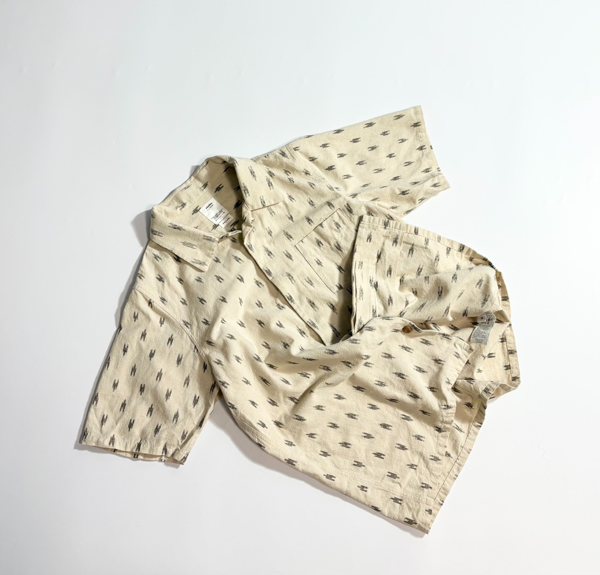 VISVIM FREE EDGE SHIRT KASURI — front