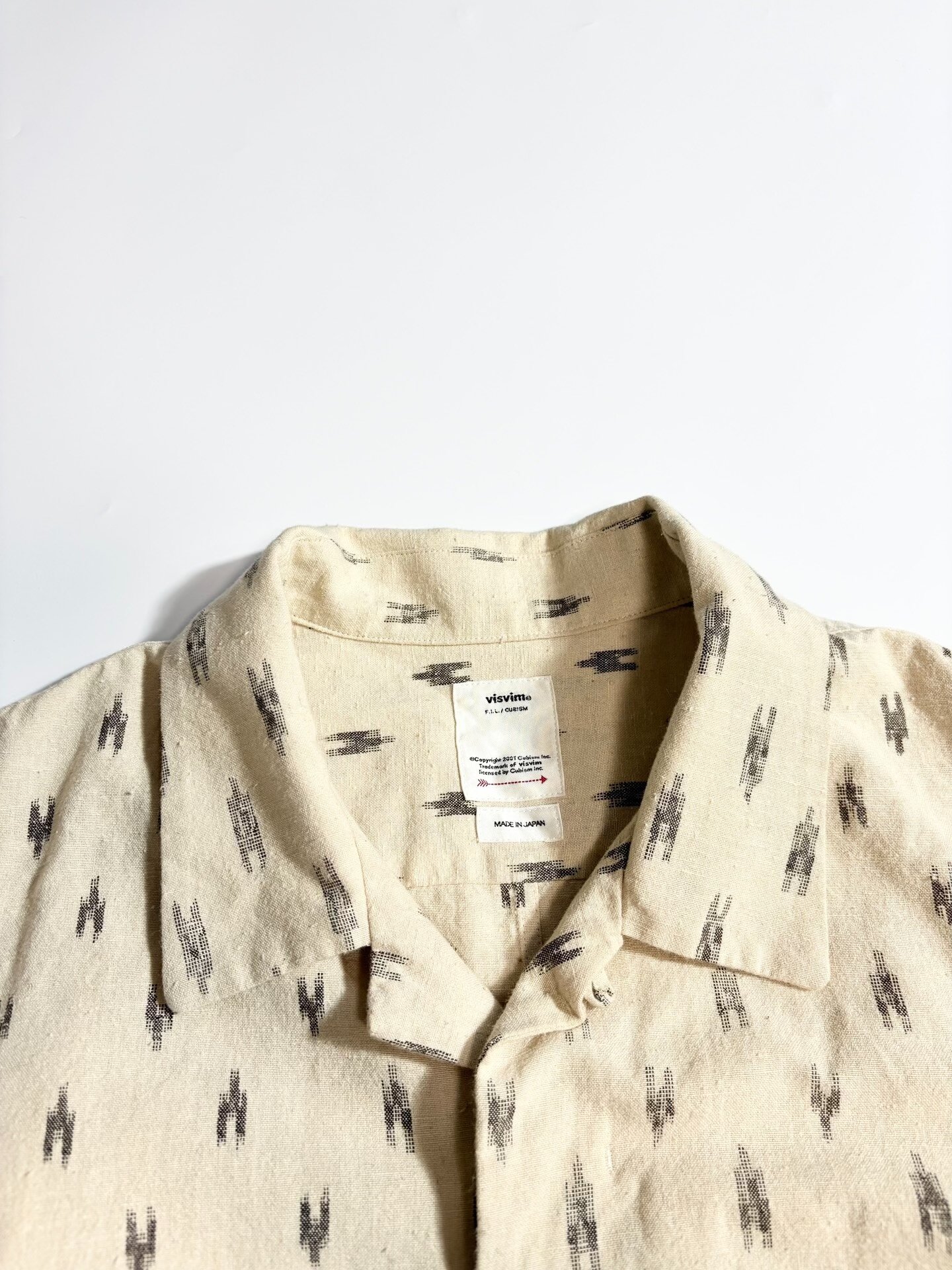 VISVIM FREE EDGE SHIRT KASURI — back