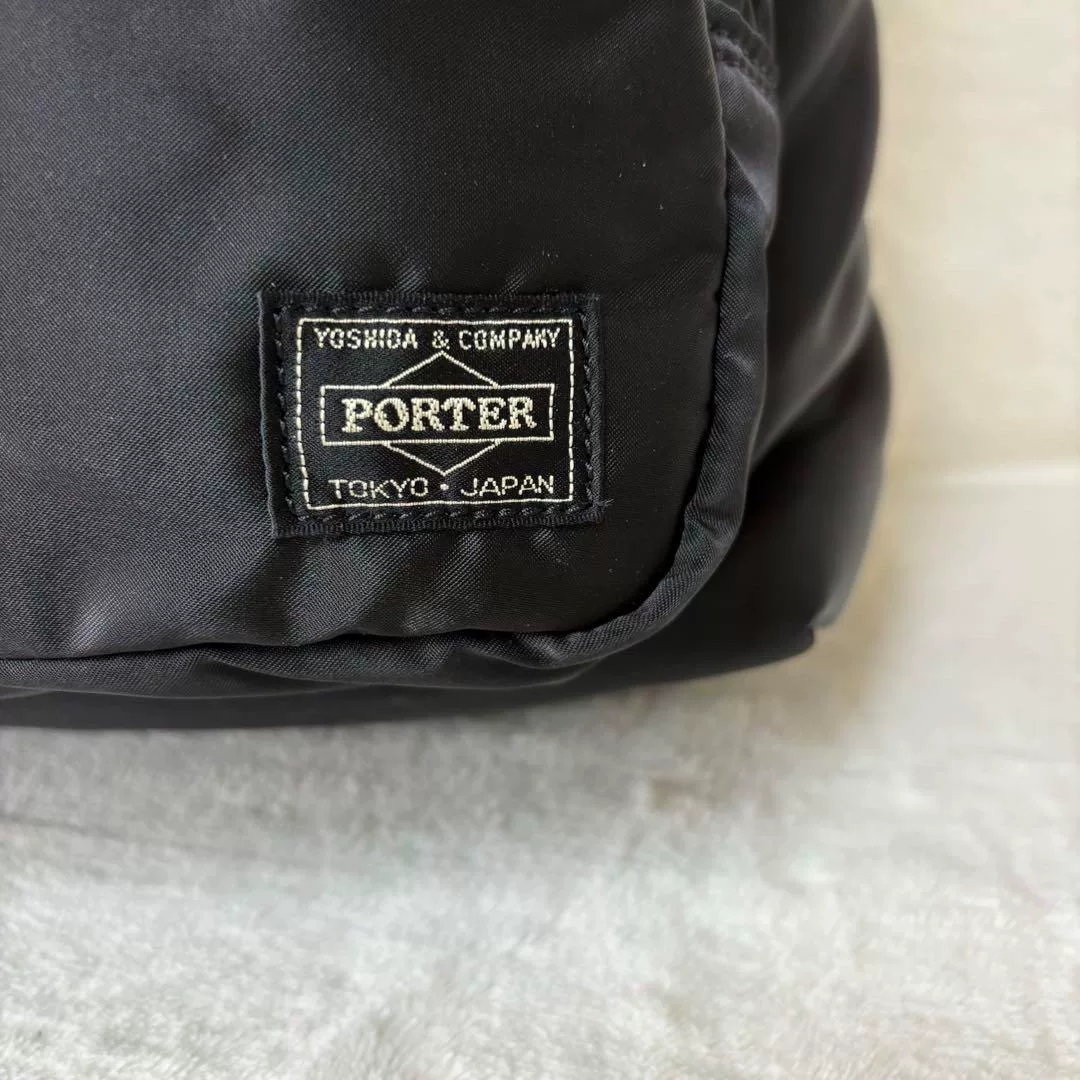 Porter Tanker Black Backpack — detail