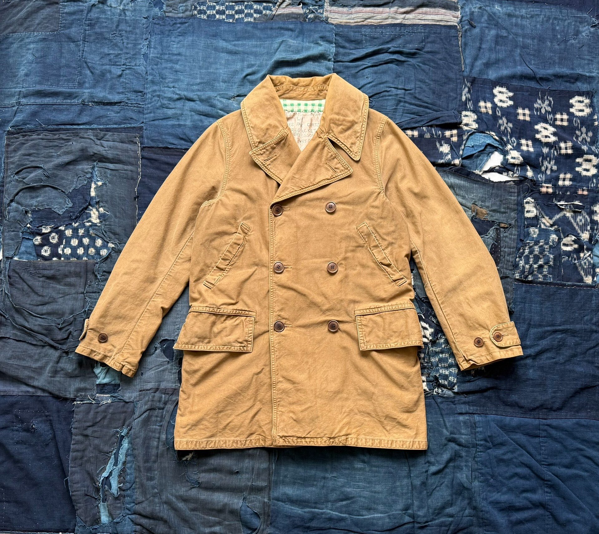 VISVIM 16AW SHIPMAN DAMAGED COAT