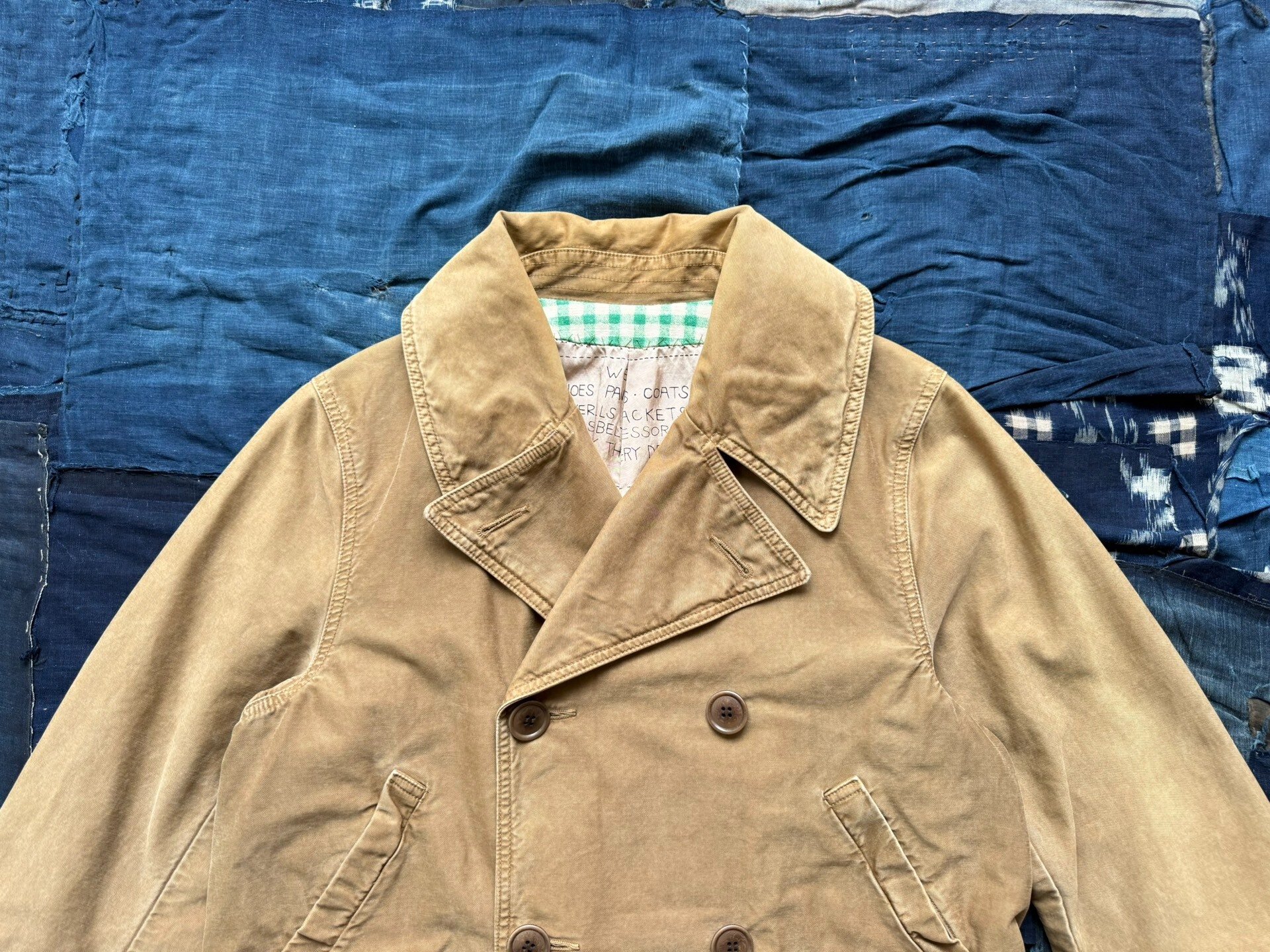 VISVIM 16AW SHIPMAN DAMAGED COAT — back